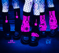 Flipping Legwarmers - Circuitboard Pink