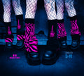 Flipping Legwarmers - Zebra Pink