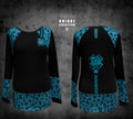 Longsleeve Petrol Leopard