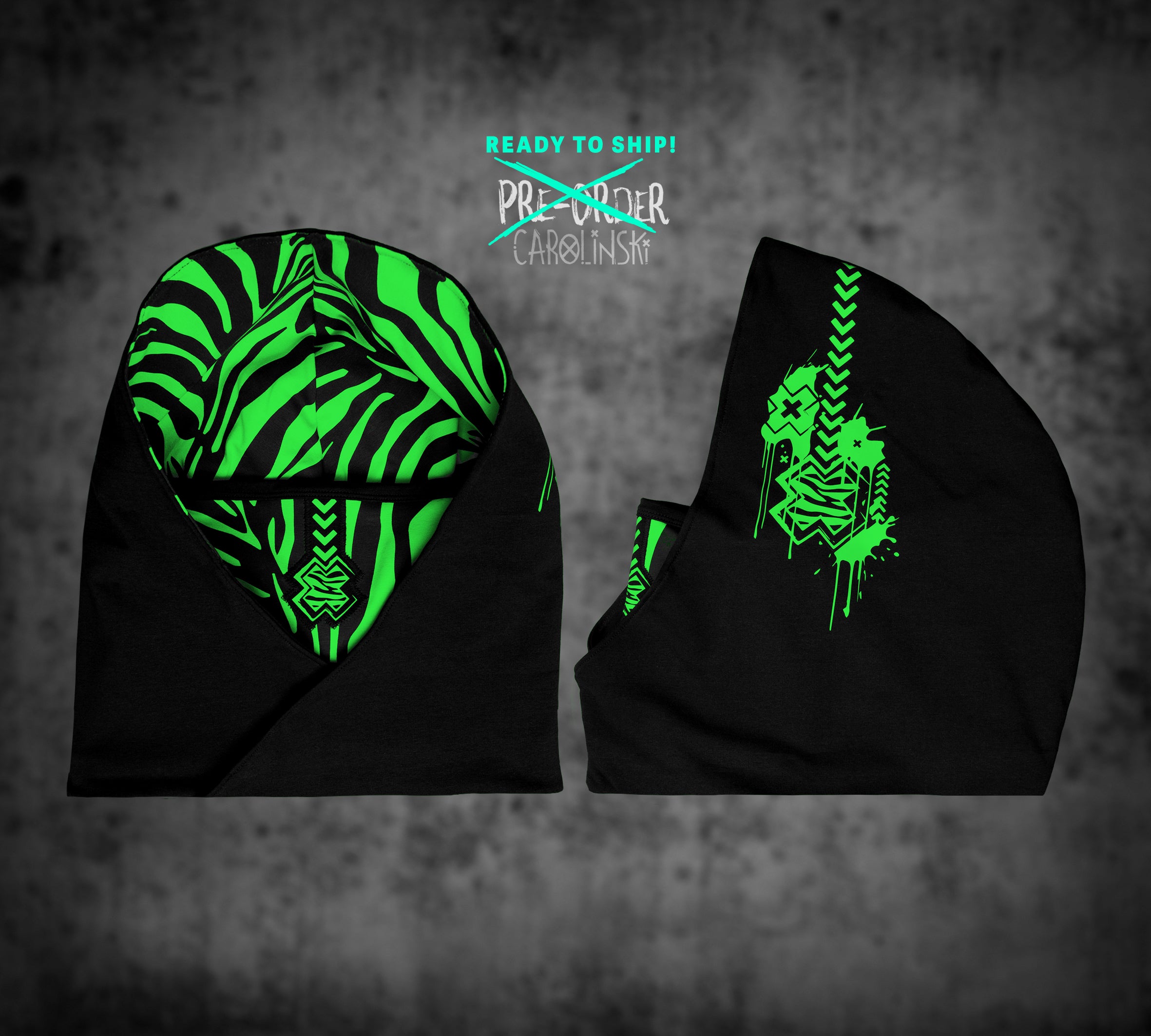 Hooded Loop - Zebra