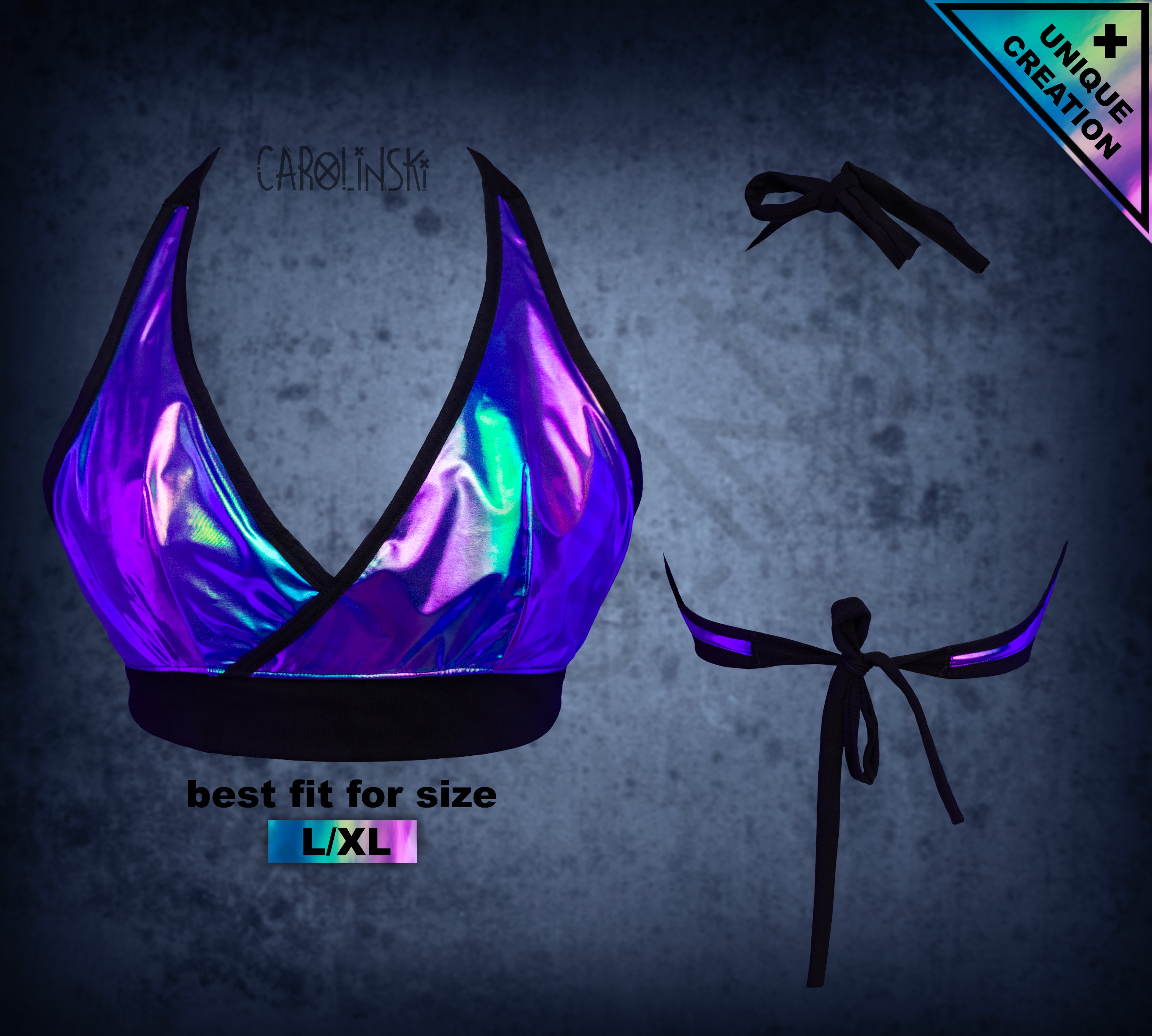 Holo Neckholder Bustier