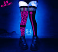 Overknees - Leopard Pink