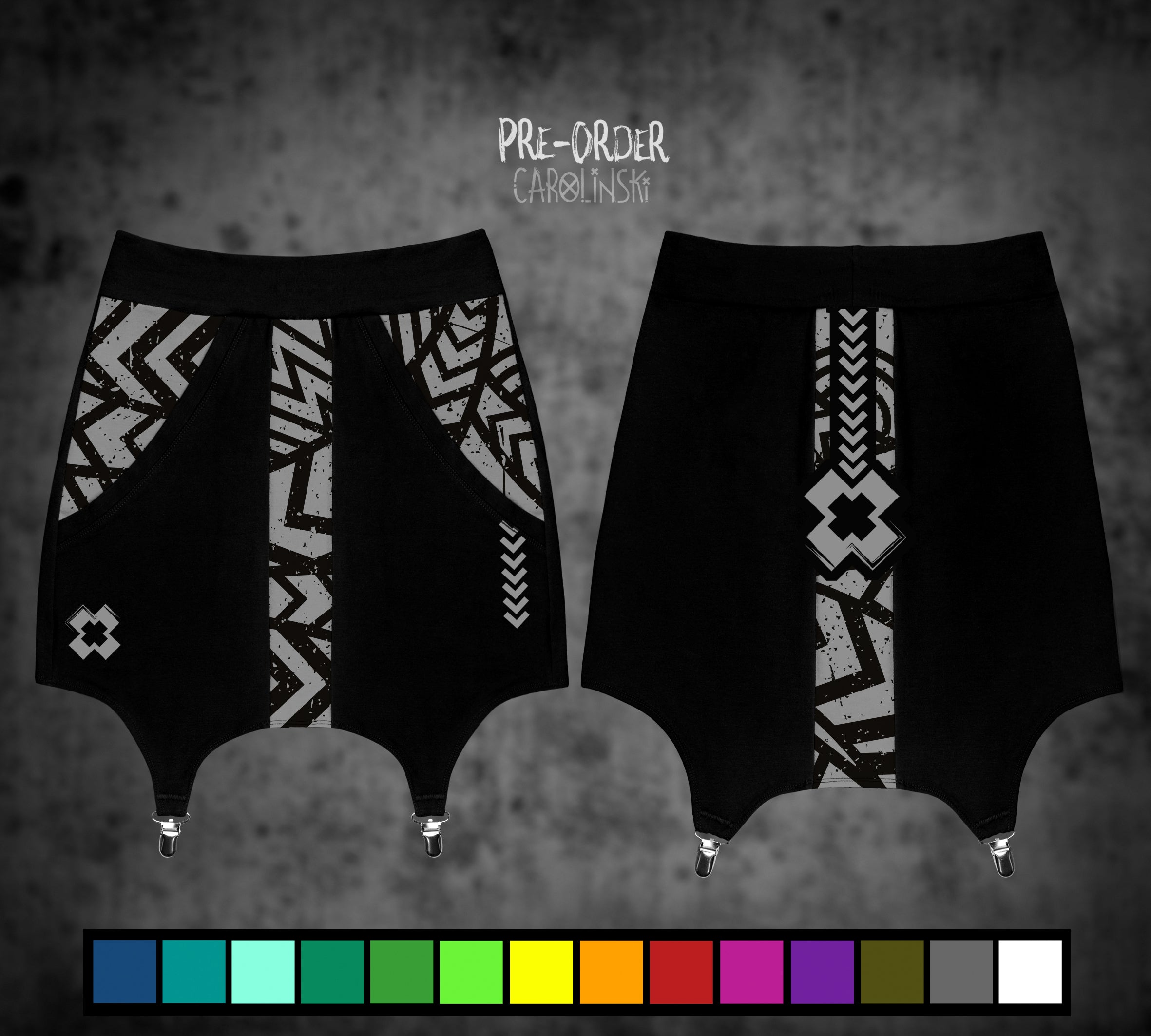 Garter Skirt - Grunge