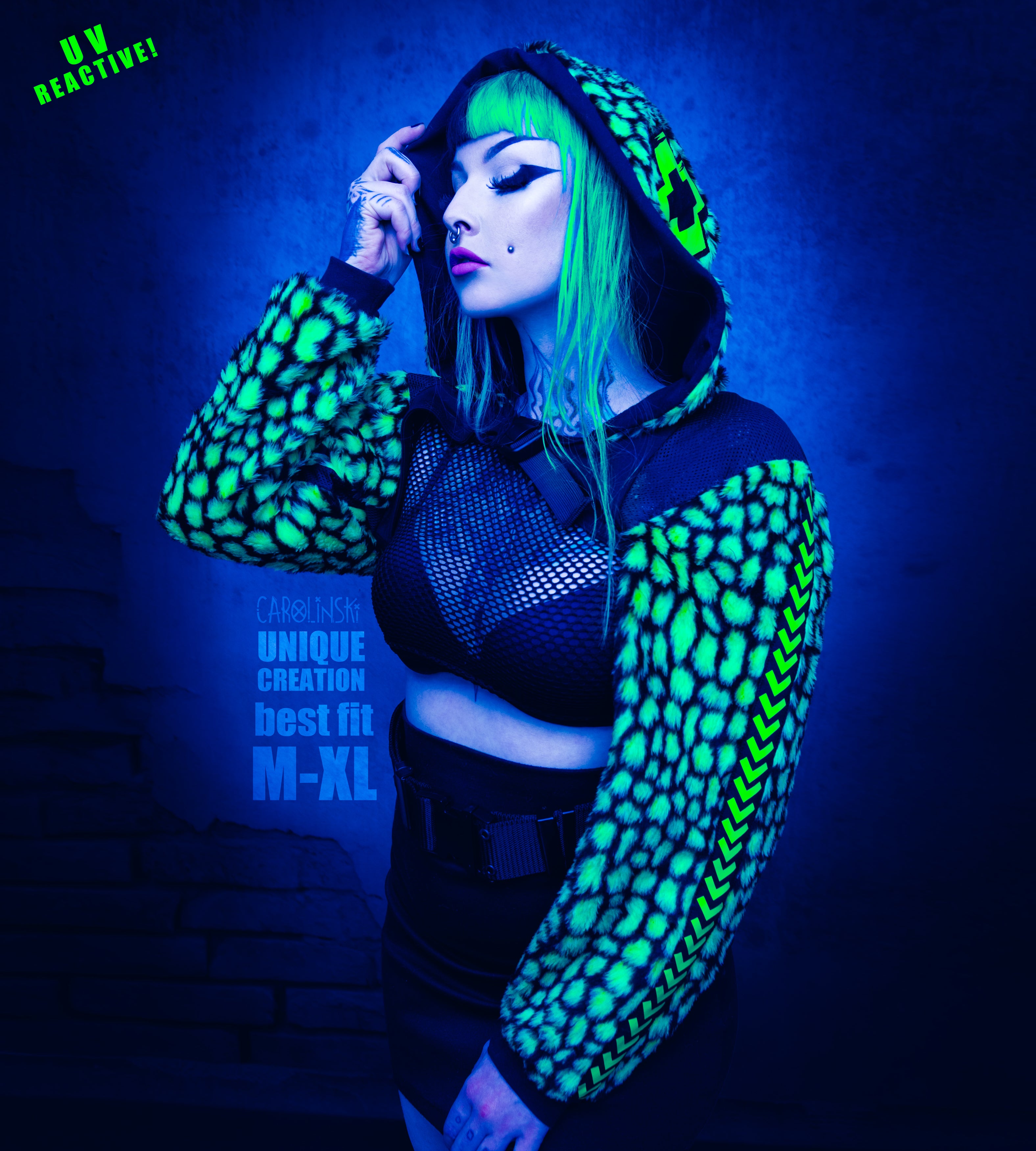 Plush Shrug - Green