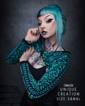 Soft Shrug - Turquoise Leo
