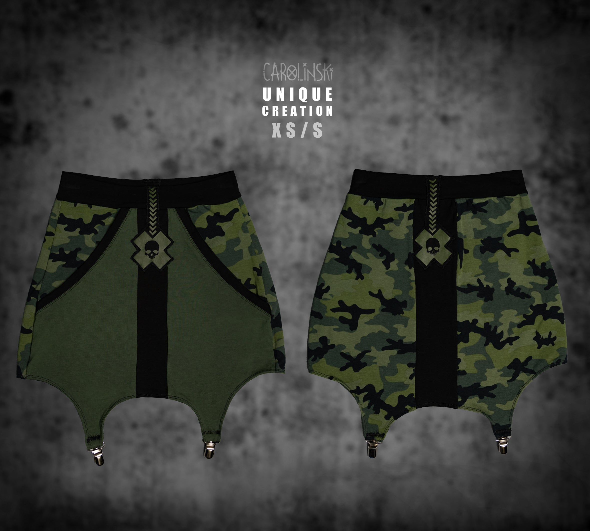 Garter Skirt Olive