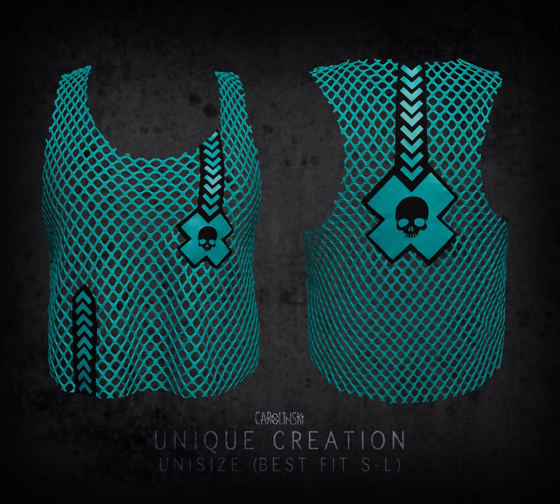Croptop skullcross