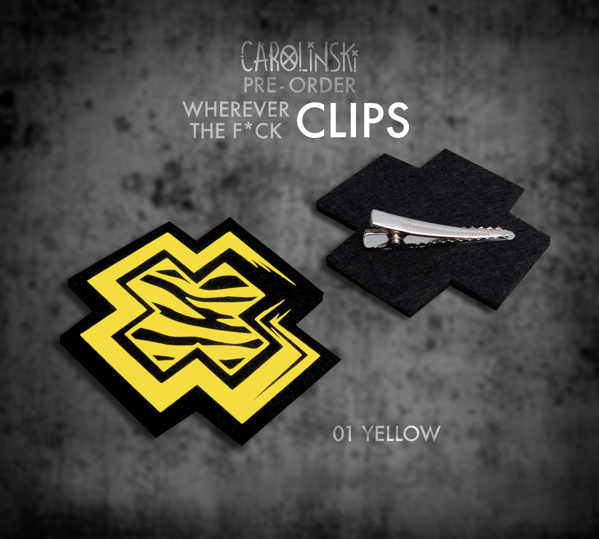 Zebra Cross Clip