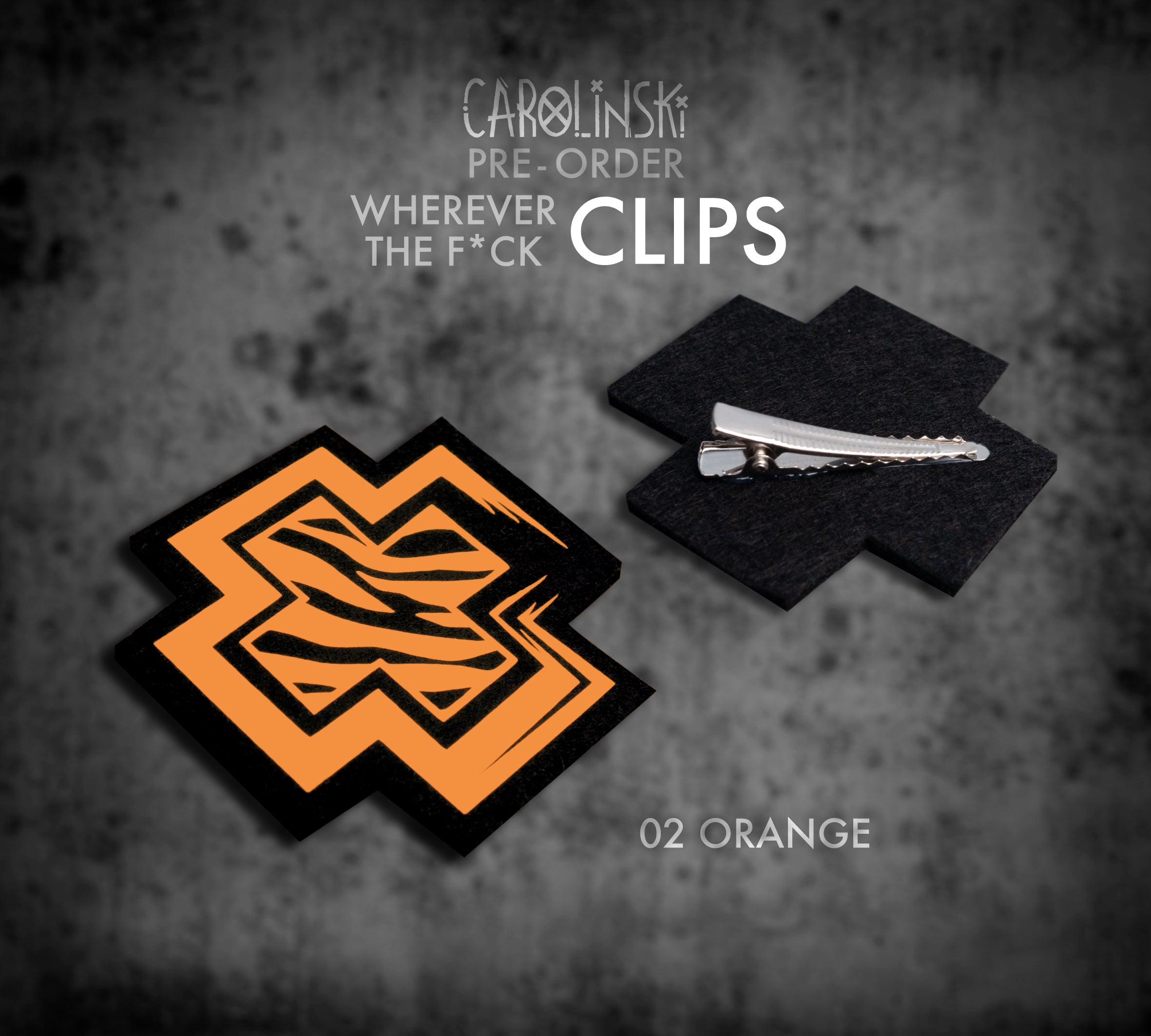 Zebra Cross Clip