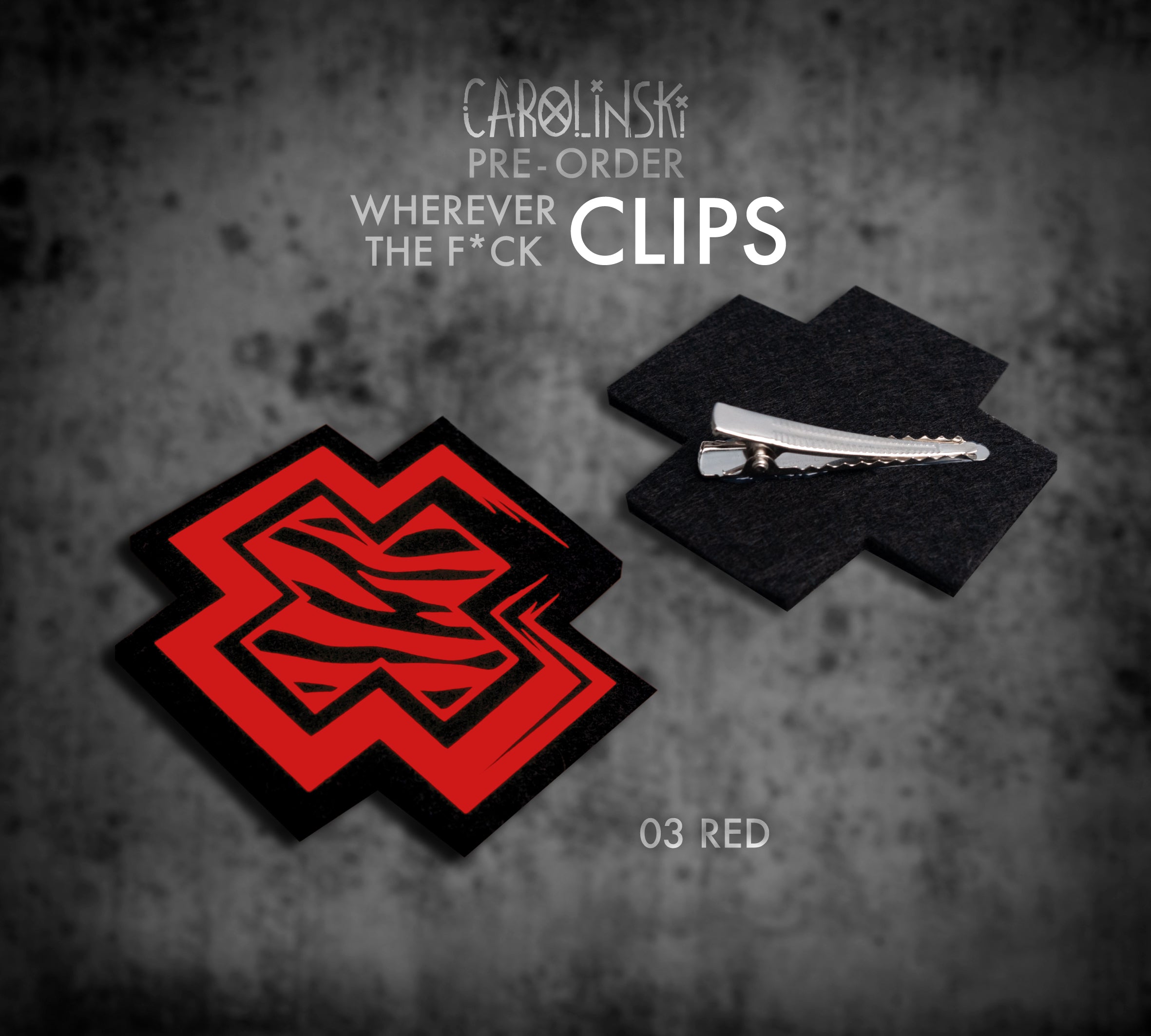 Zebra Cross Clip