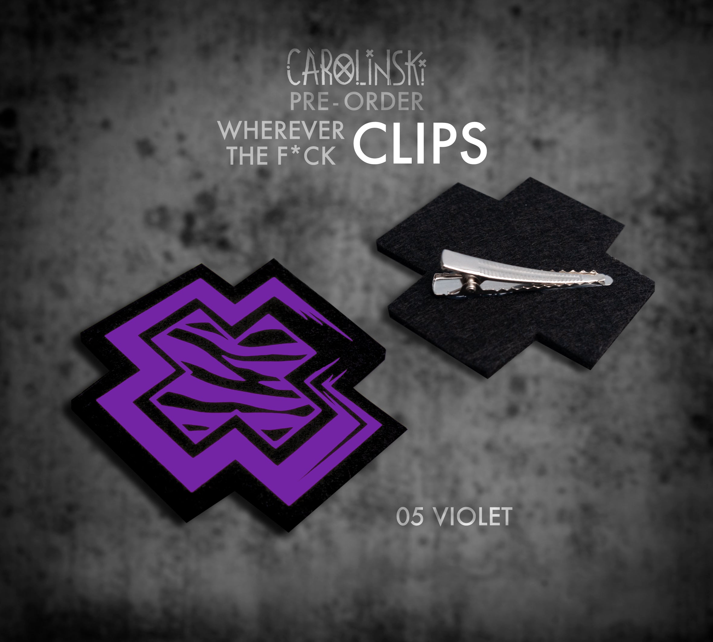 Zebra Cross Clip