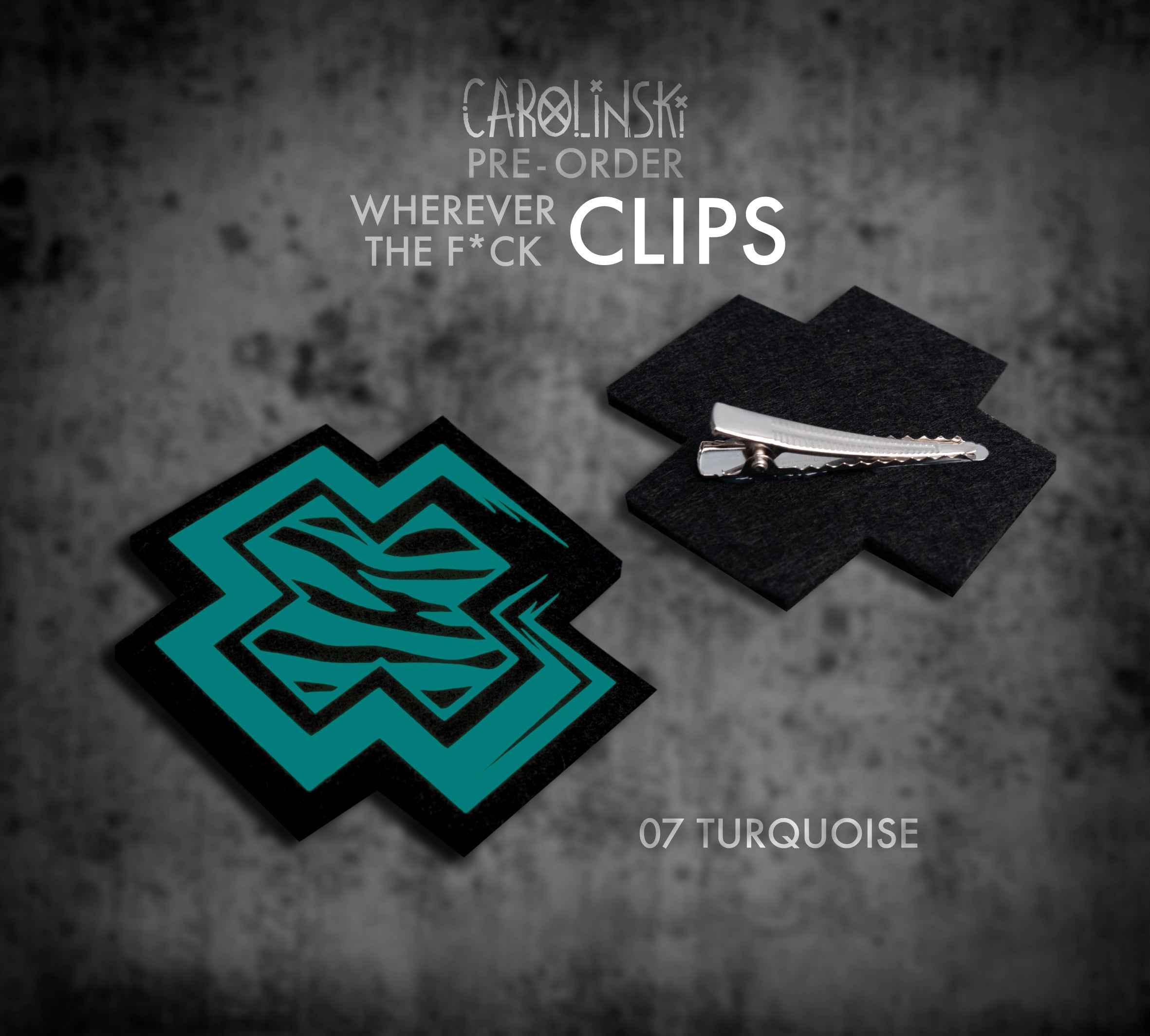 Zebra Cross Clip