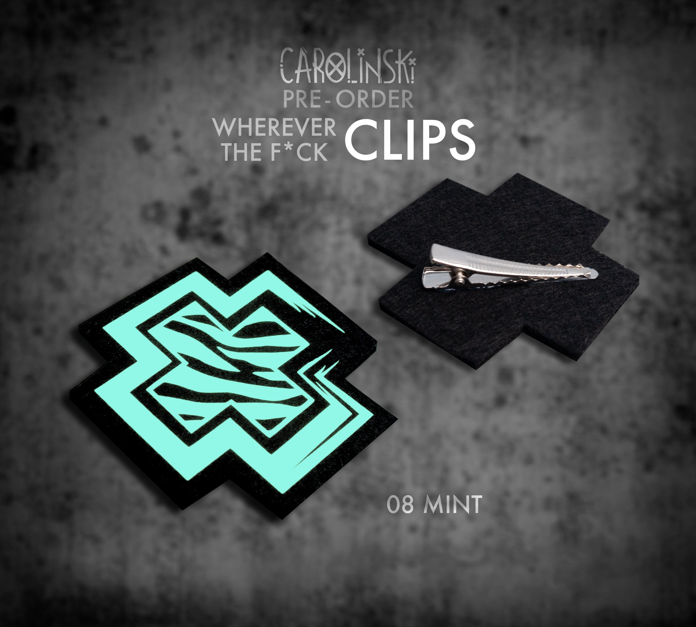 Zebra Cross Clip