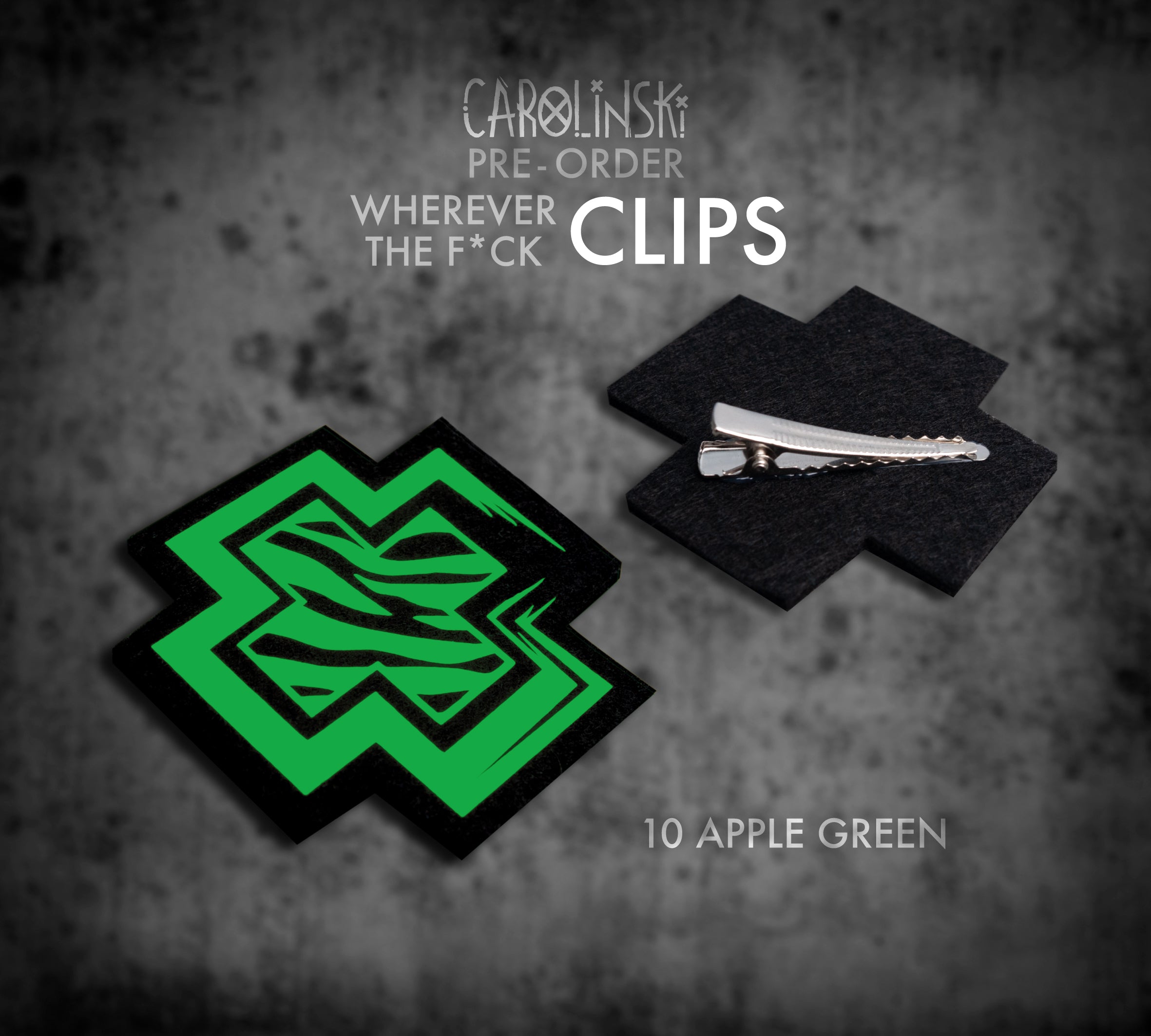 Zebra Cross Clip
