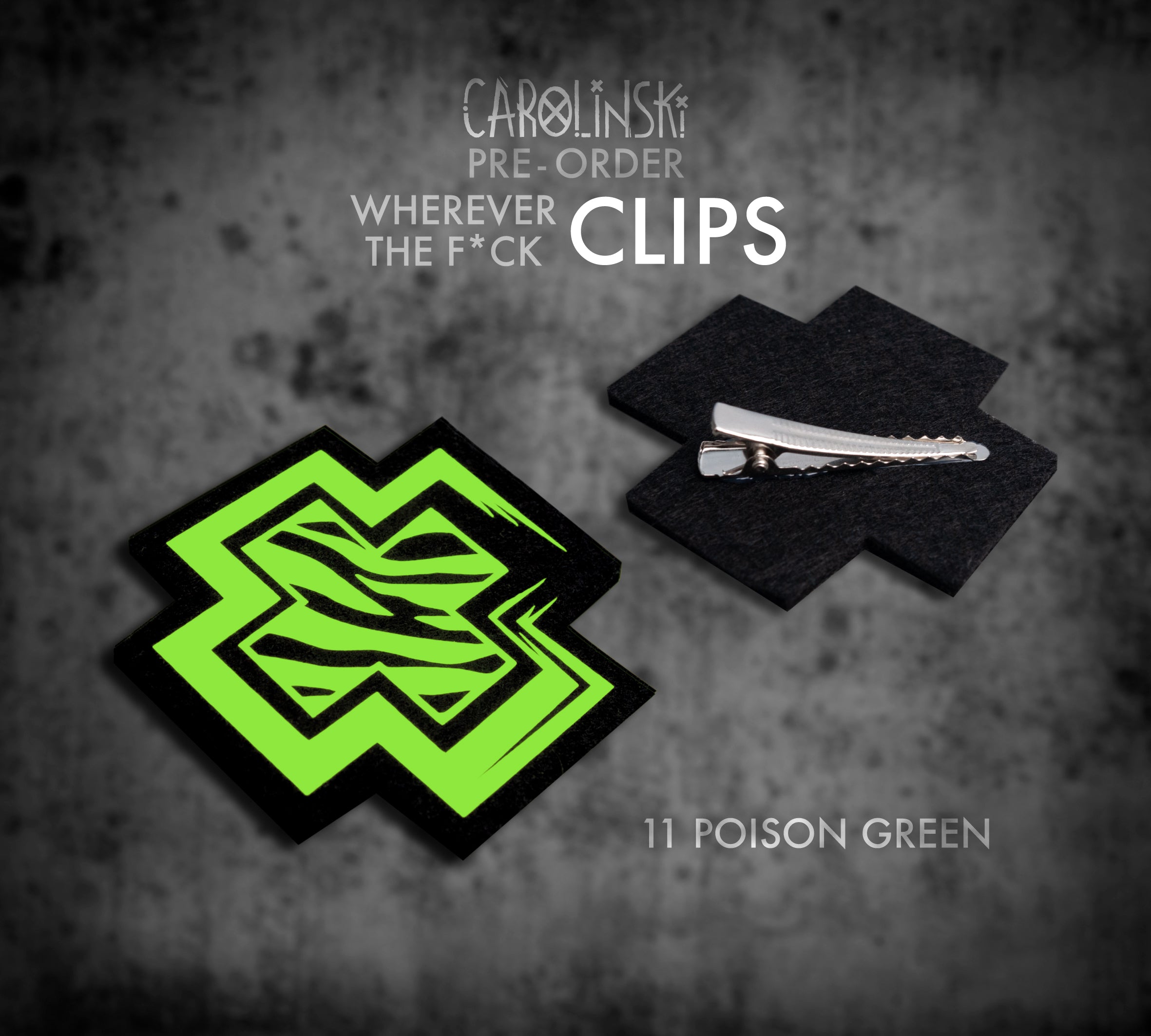 Zebra Cross Clip