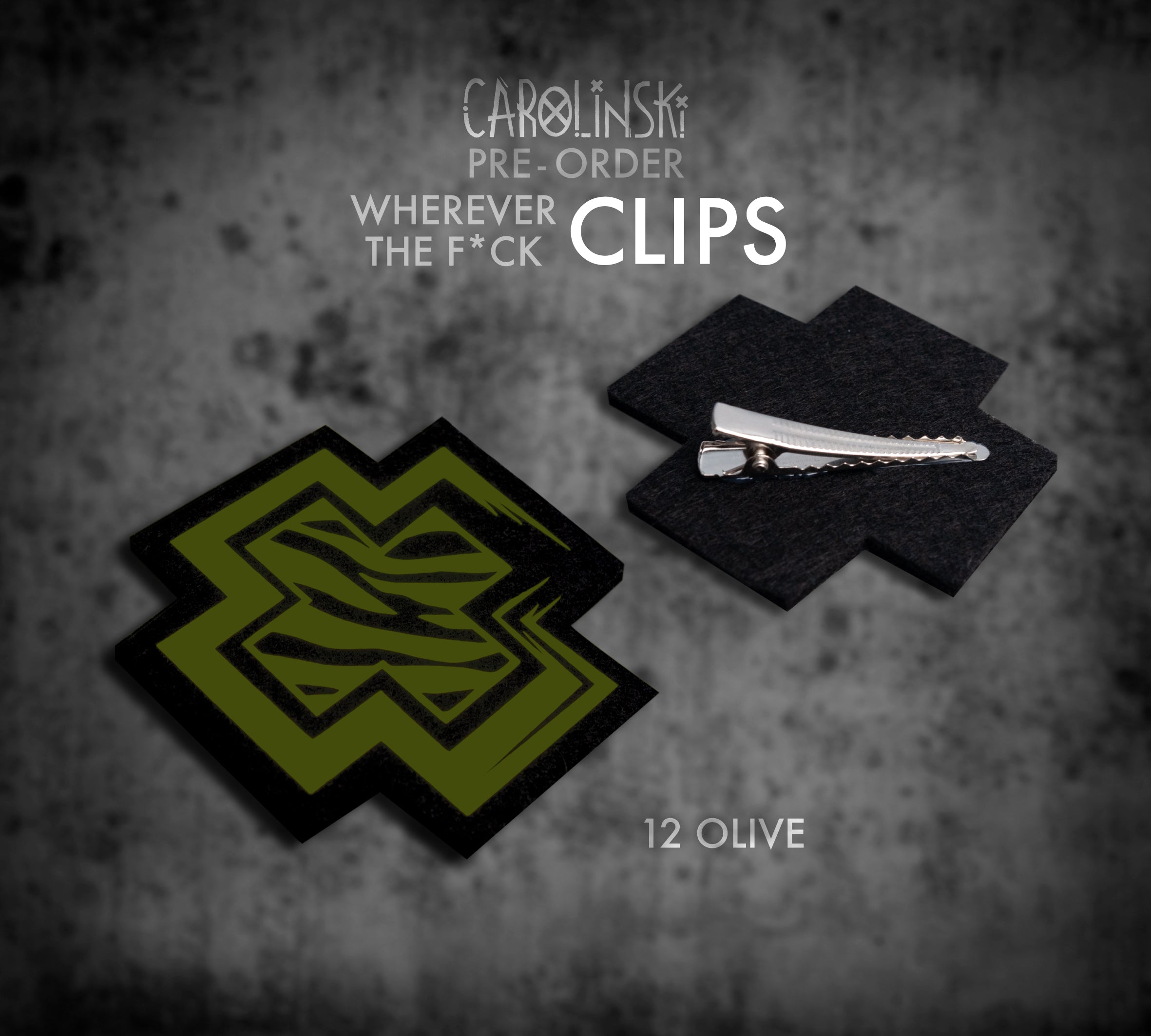 Zebra Cross Clip