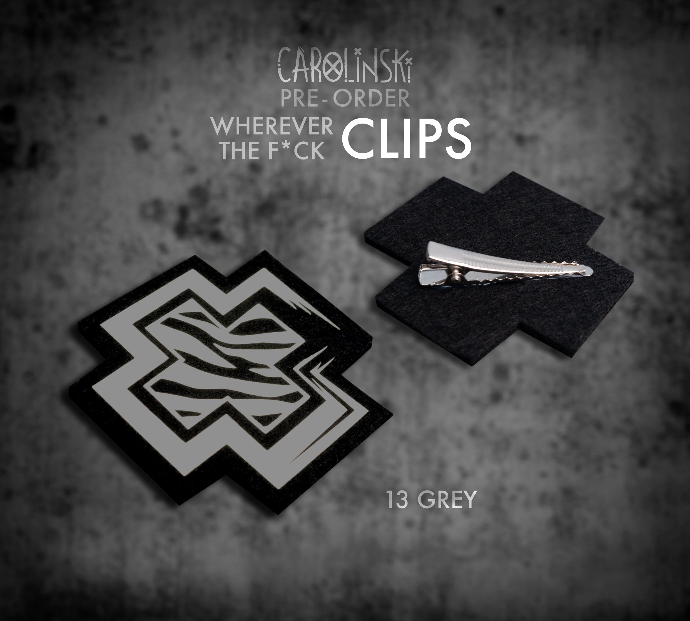 Zebra Cross Clip