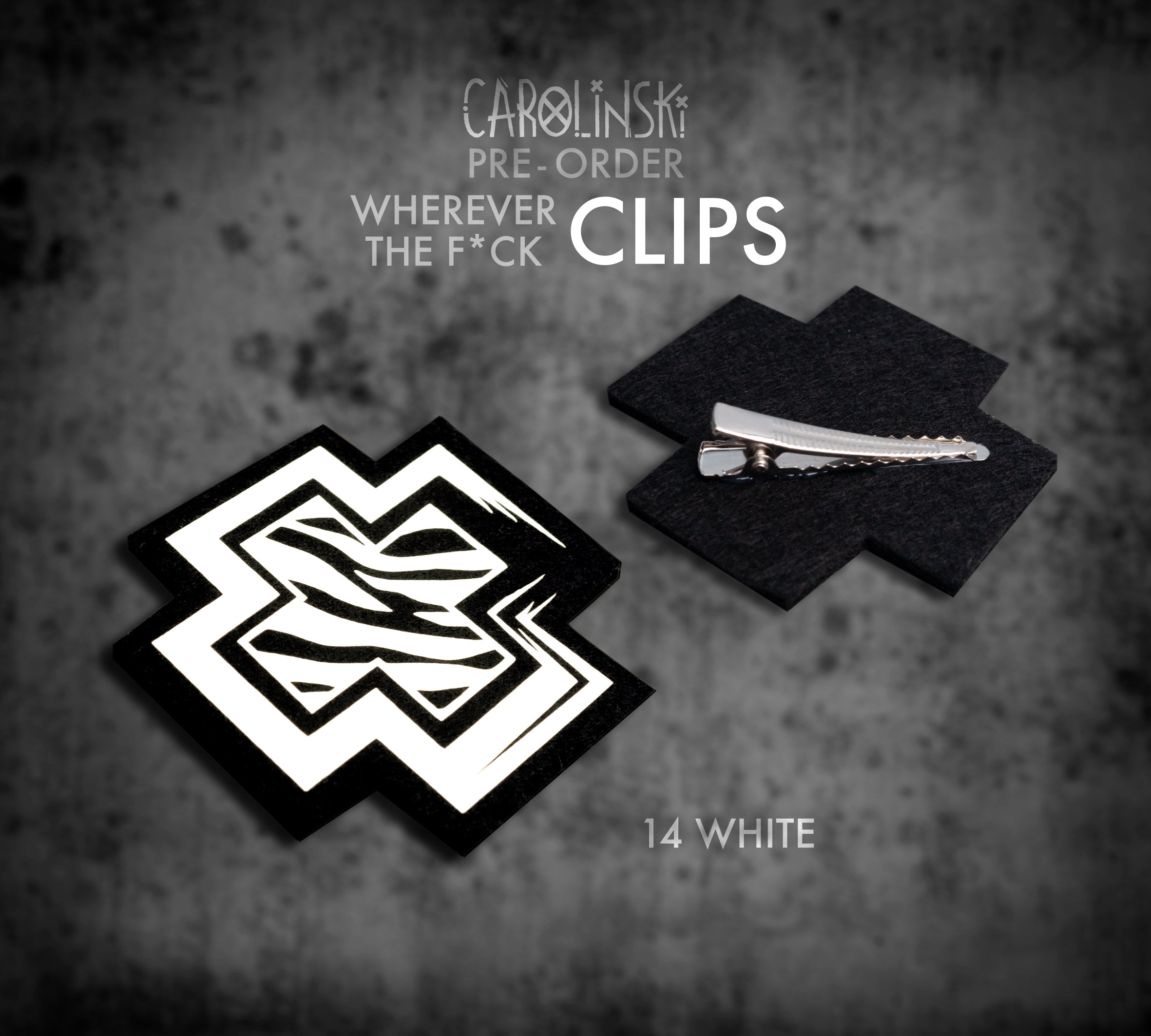 Zebra Cross Clip