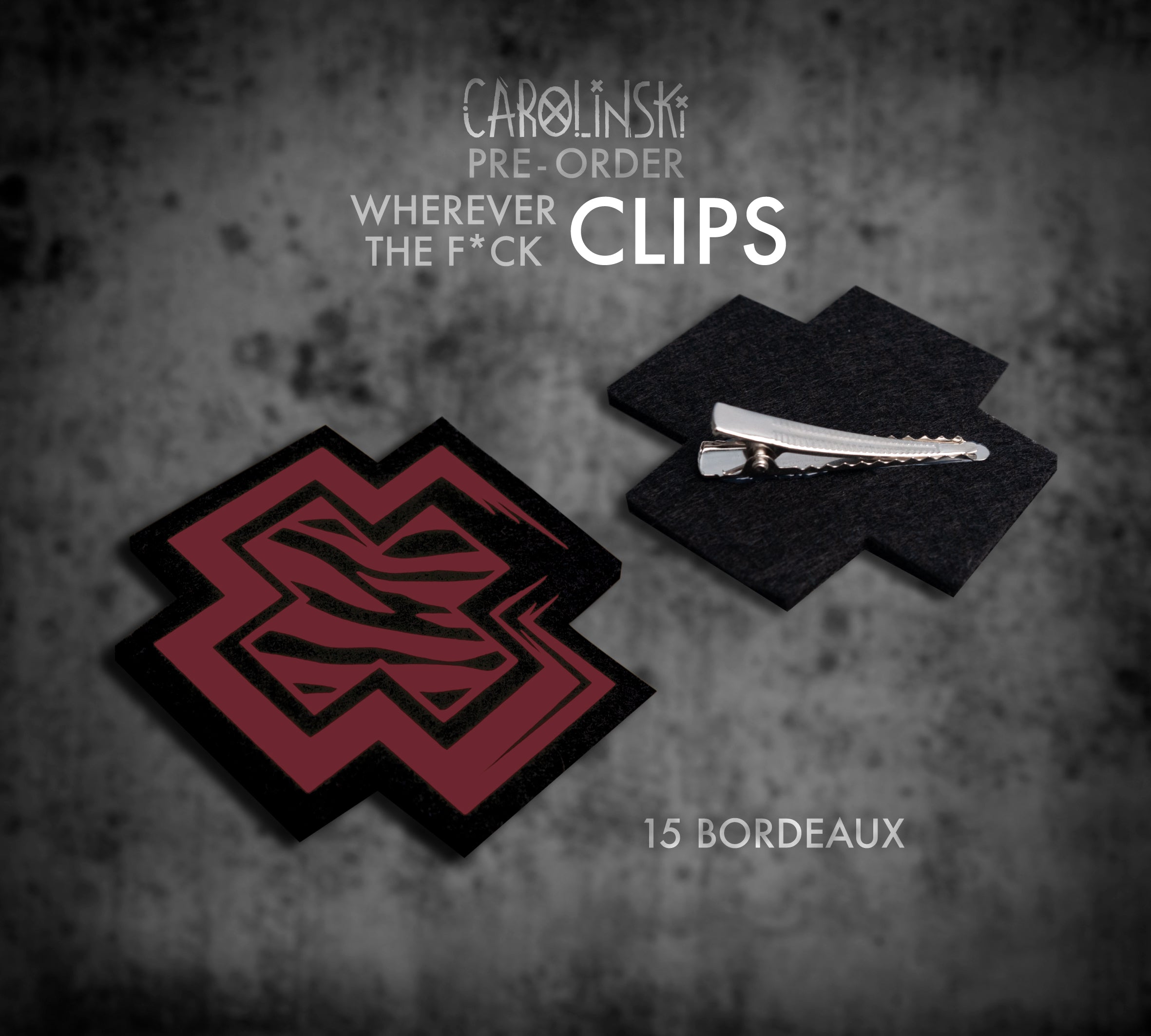 Zebra Cross Clip