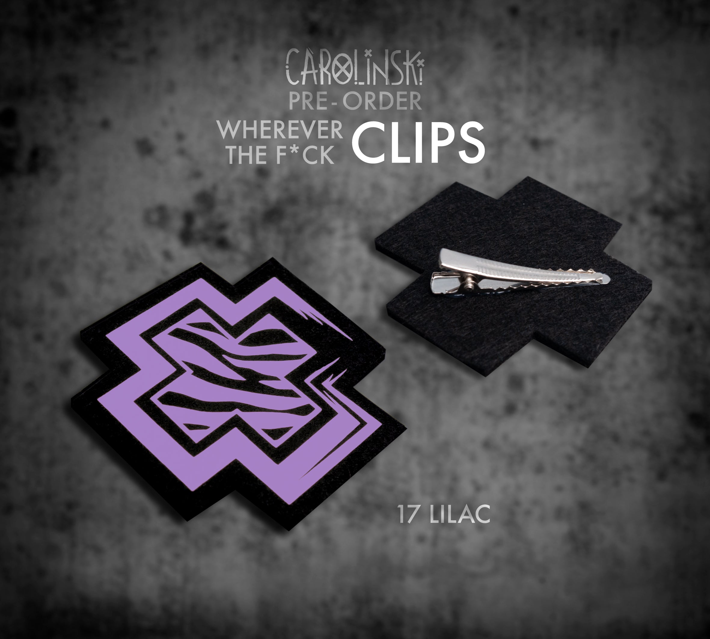 Zebra Cross Clip