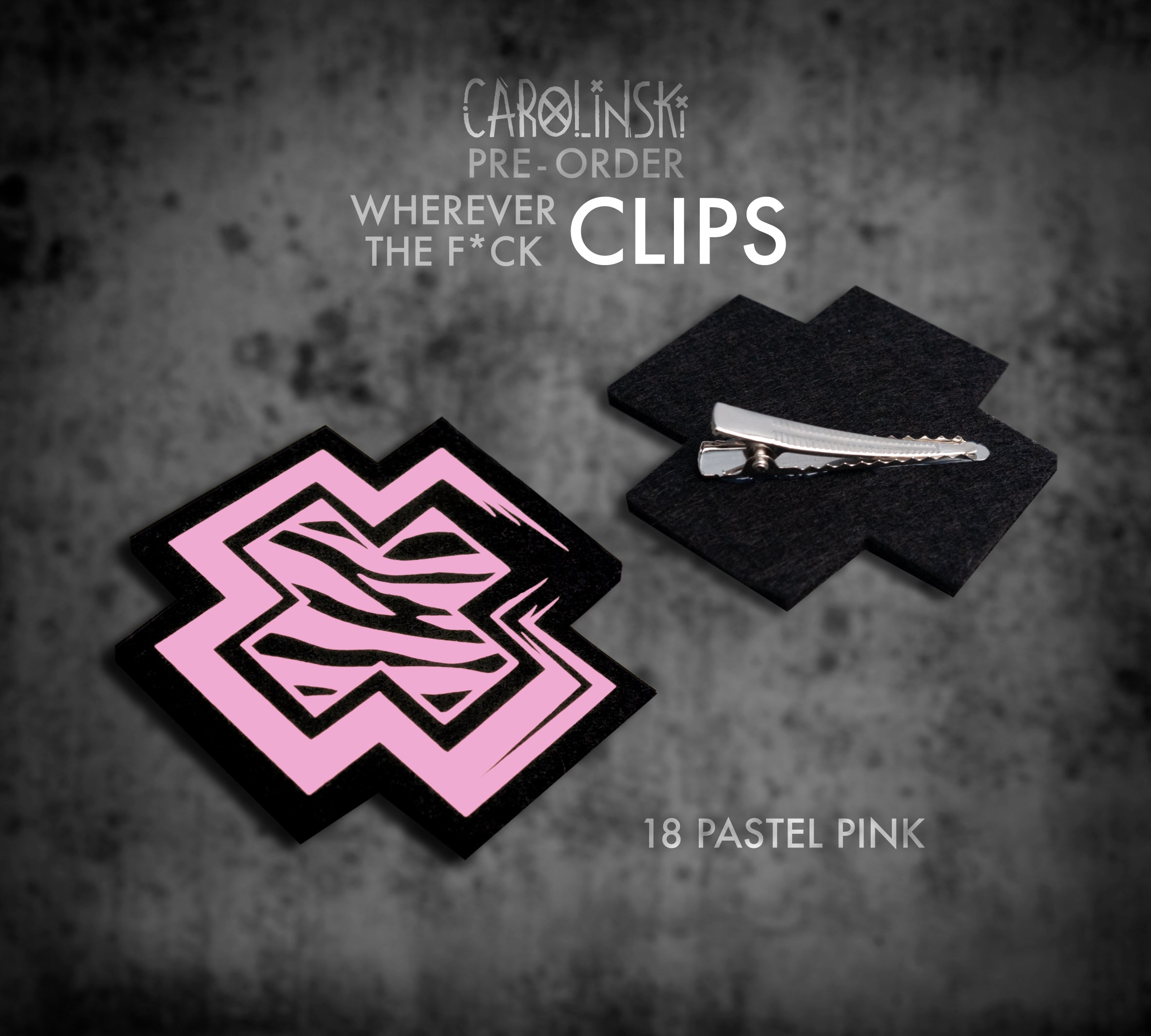 Zebra Cross Clip