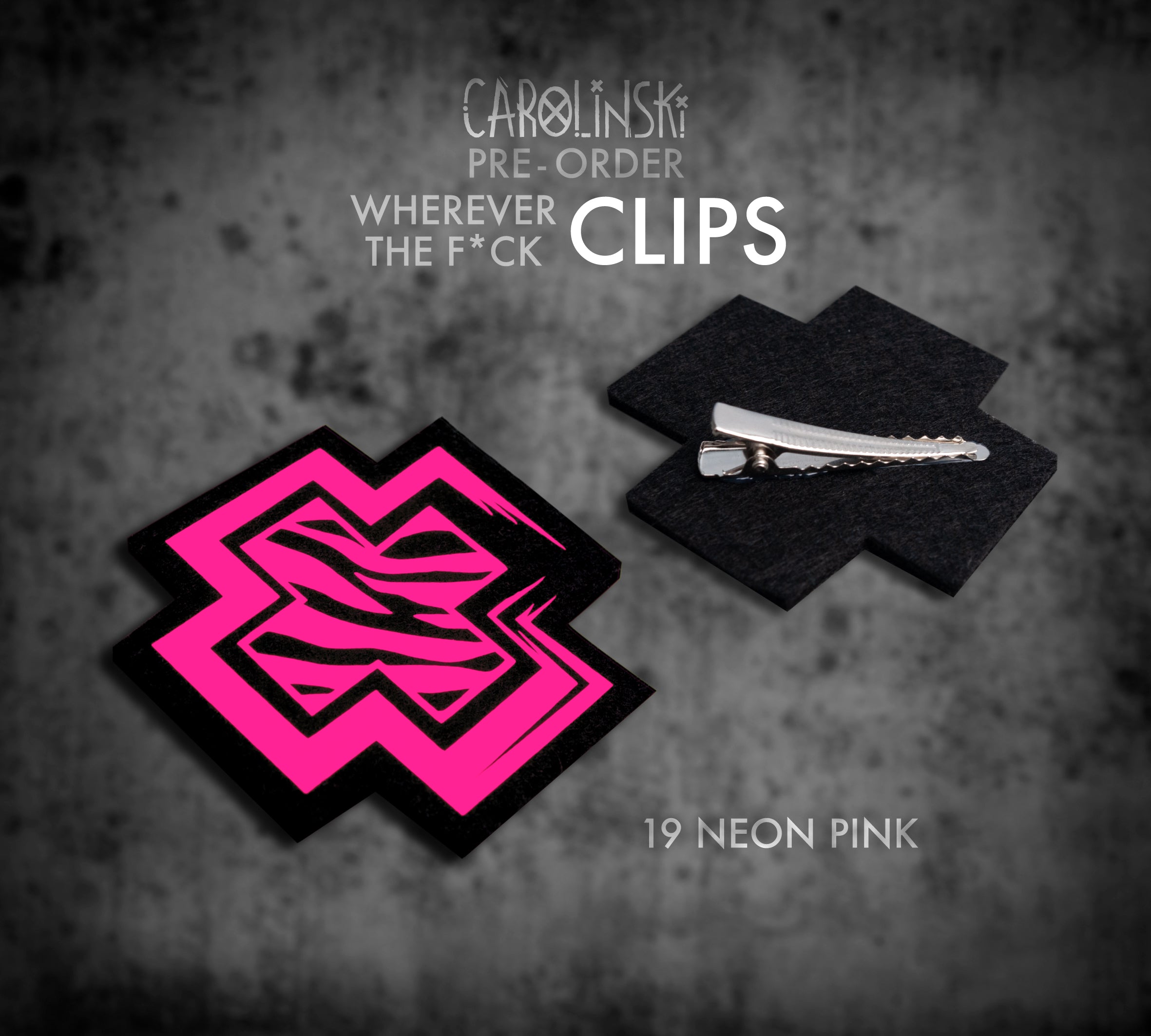 Zebra Cross Clip