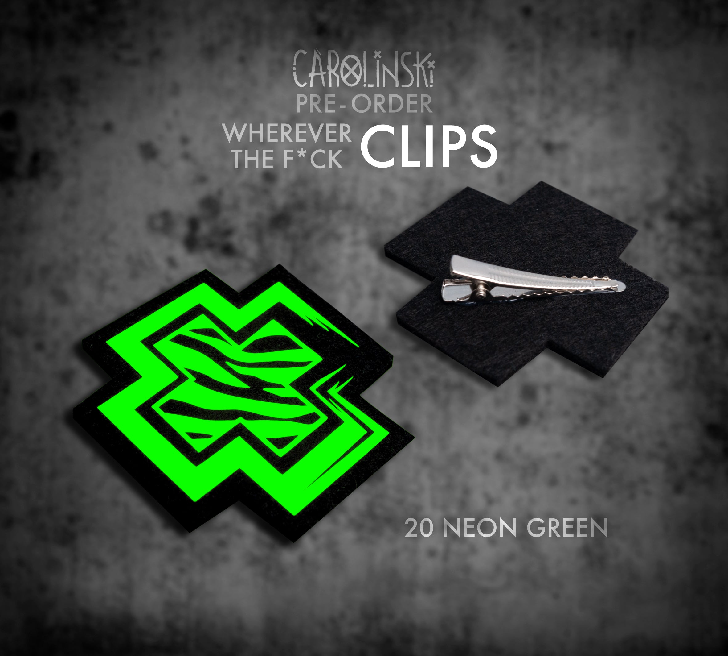 Zebra Cross Clip