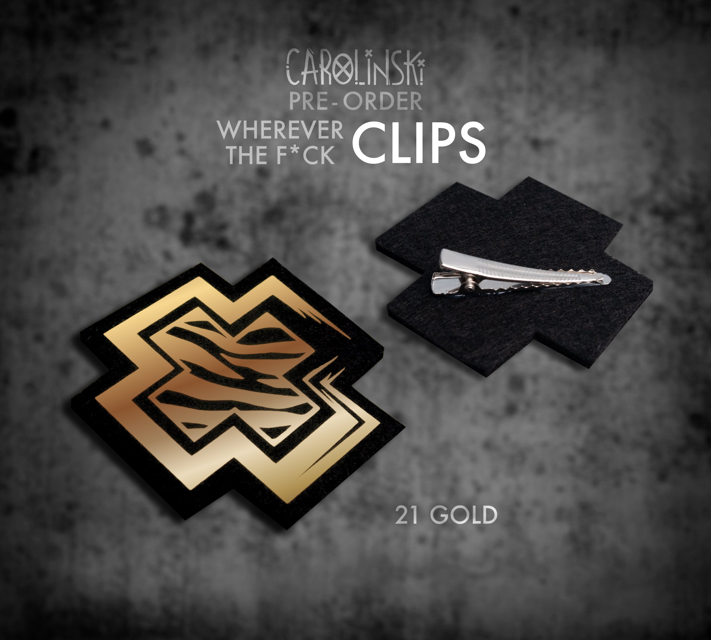 Zebra Cross Clip