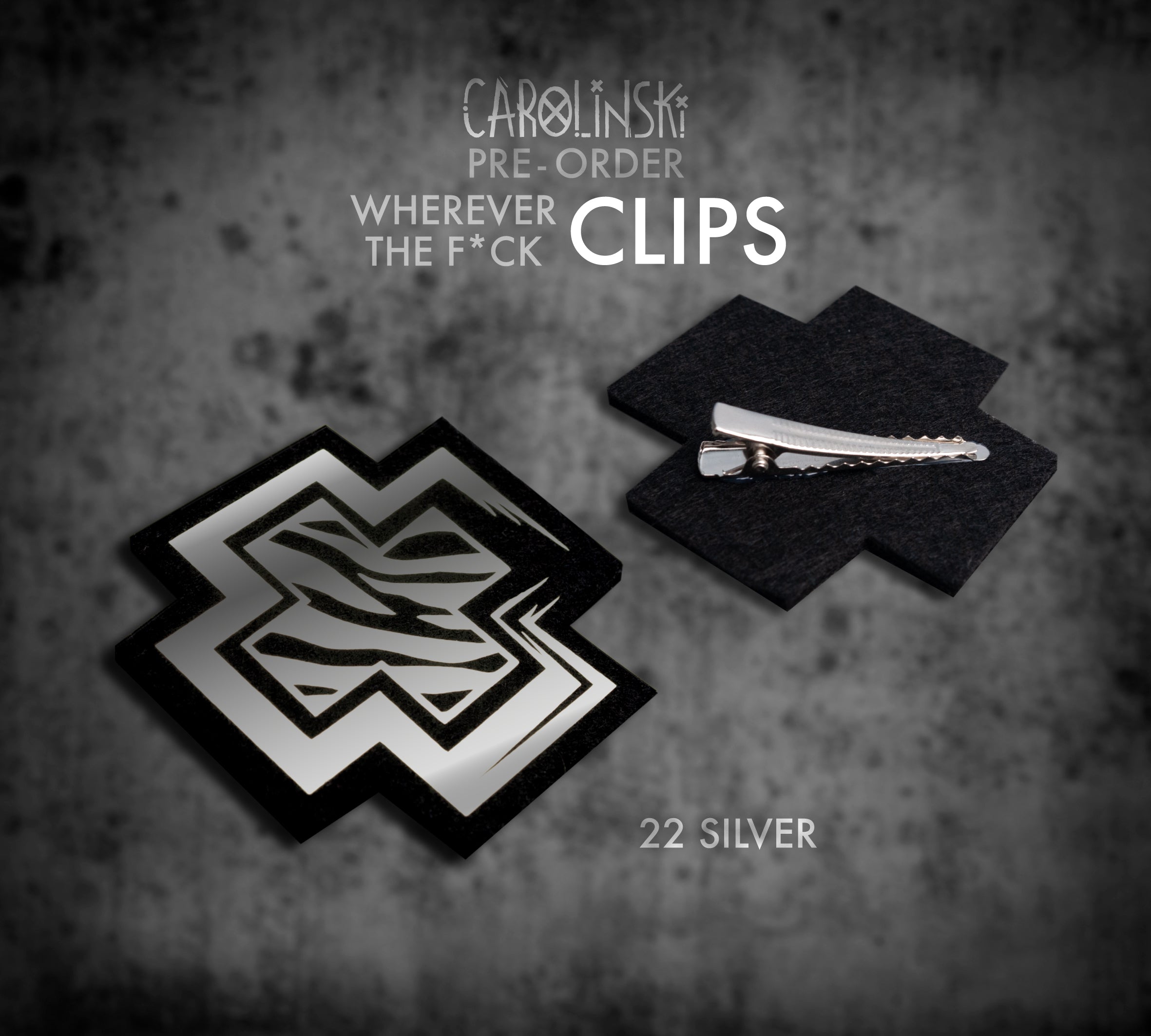 Zebra Cross Clip