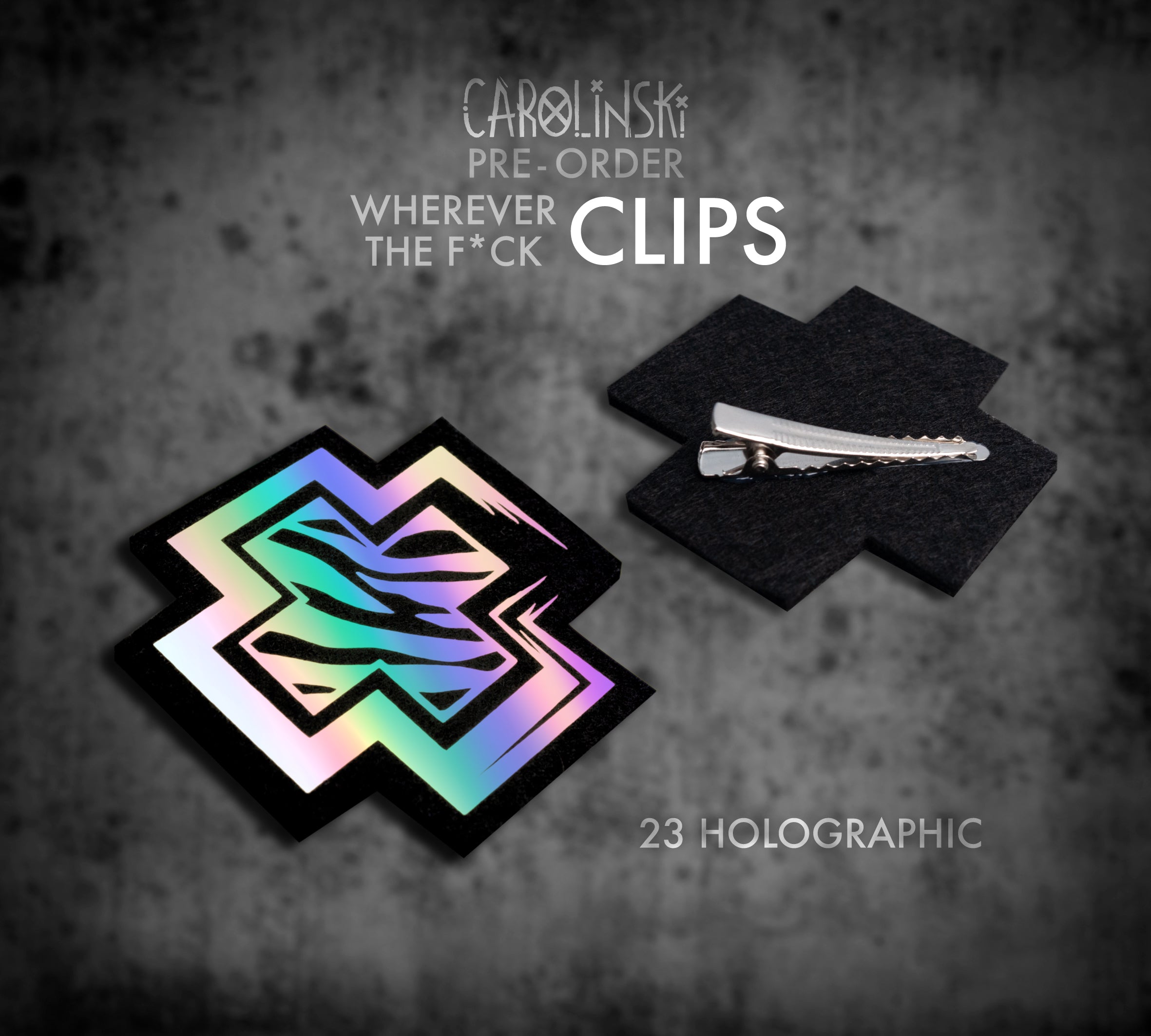 Zebra Cross Clip