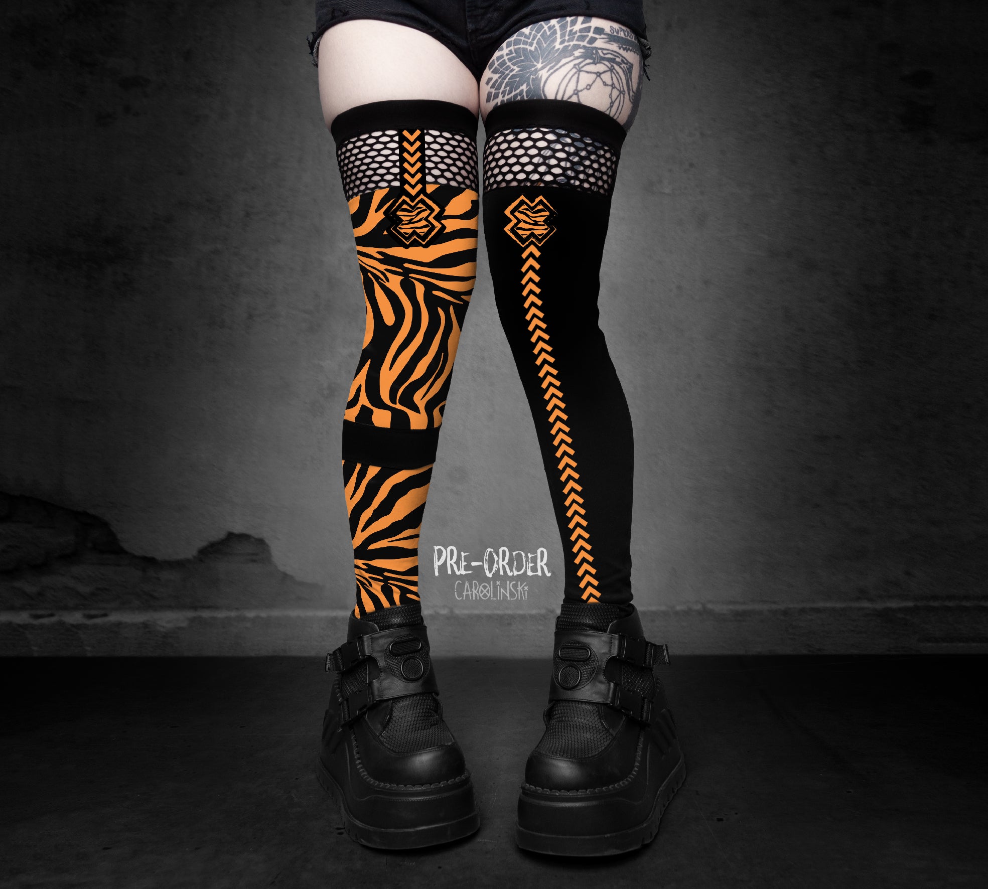 Overknees - Zebra