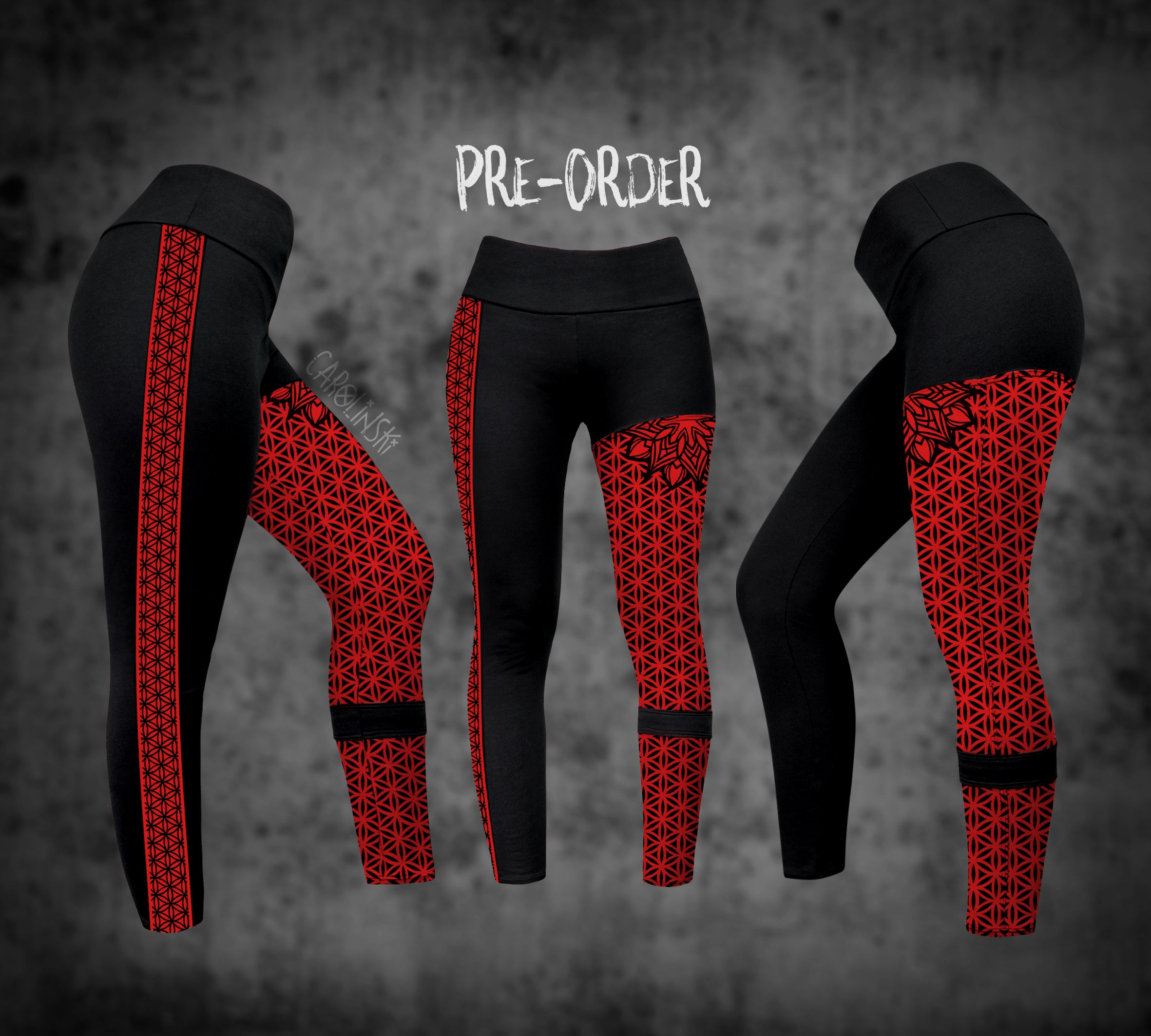 Split Leggings - Flower of Life