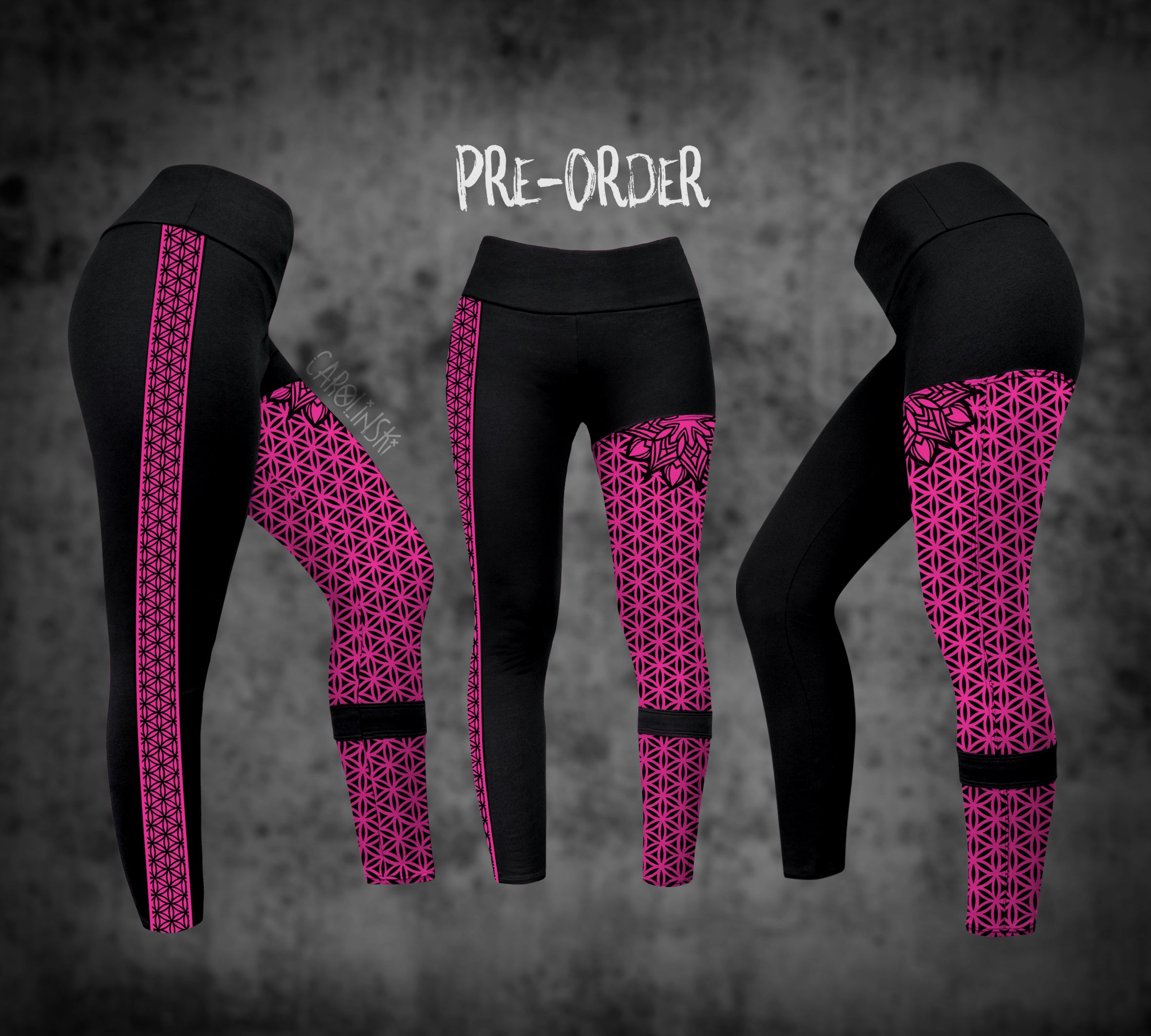 Split Leggings - Flower of Life