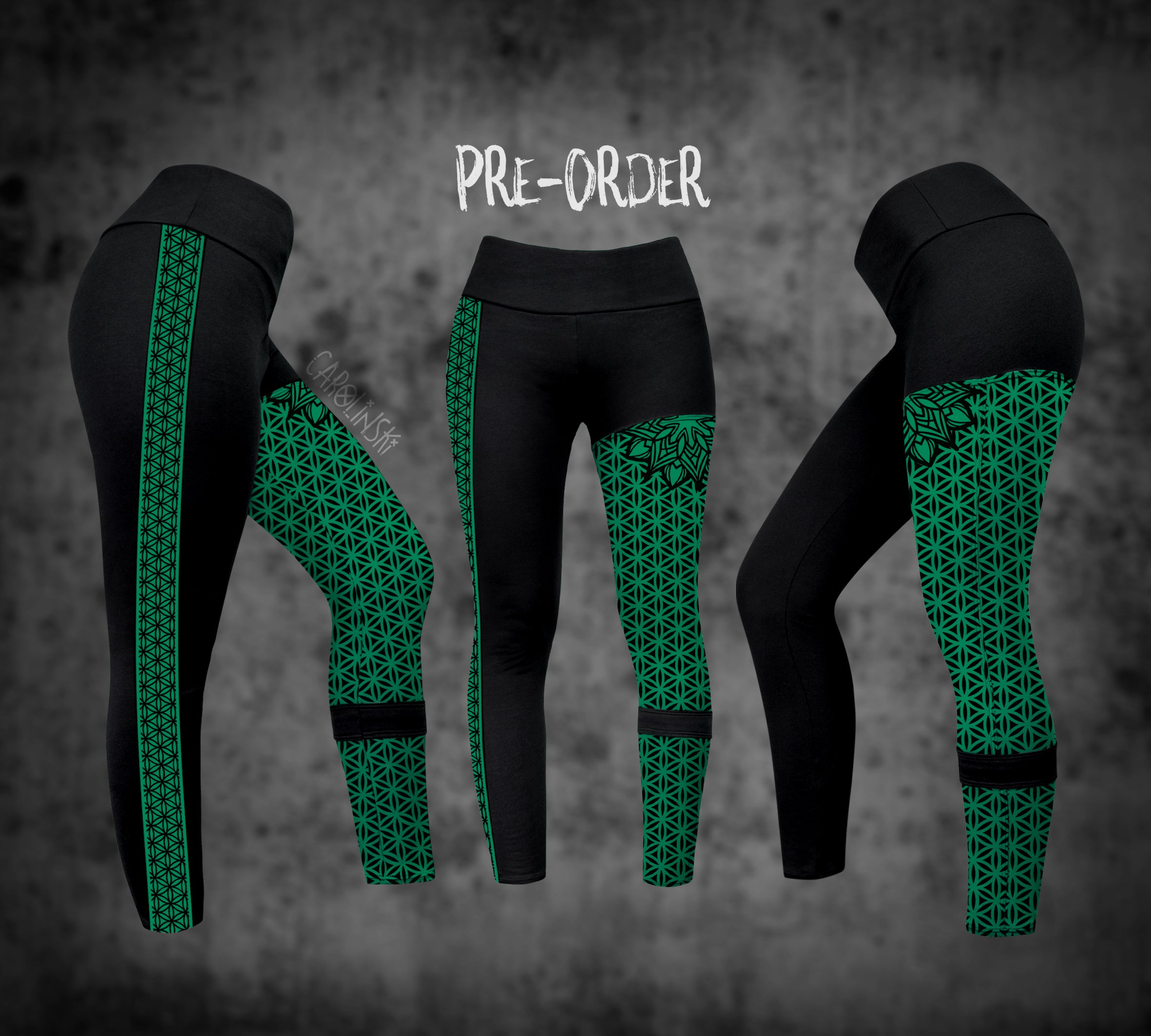 Split Leggings - Flower of Life