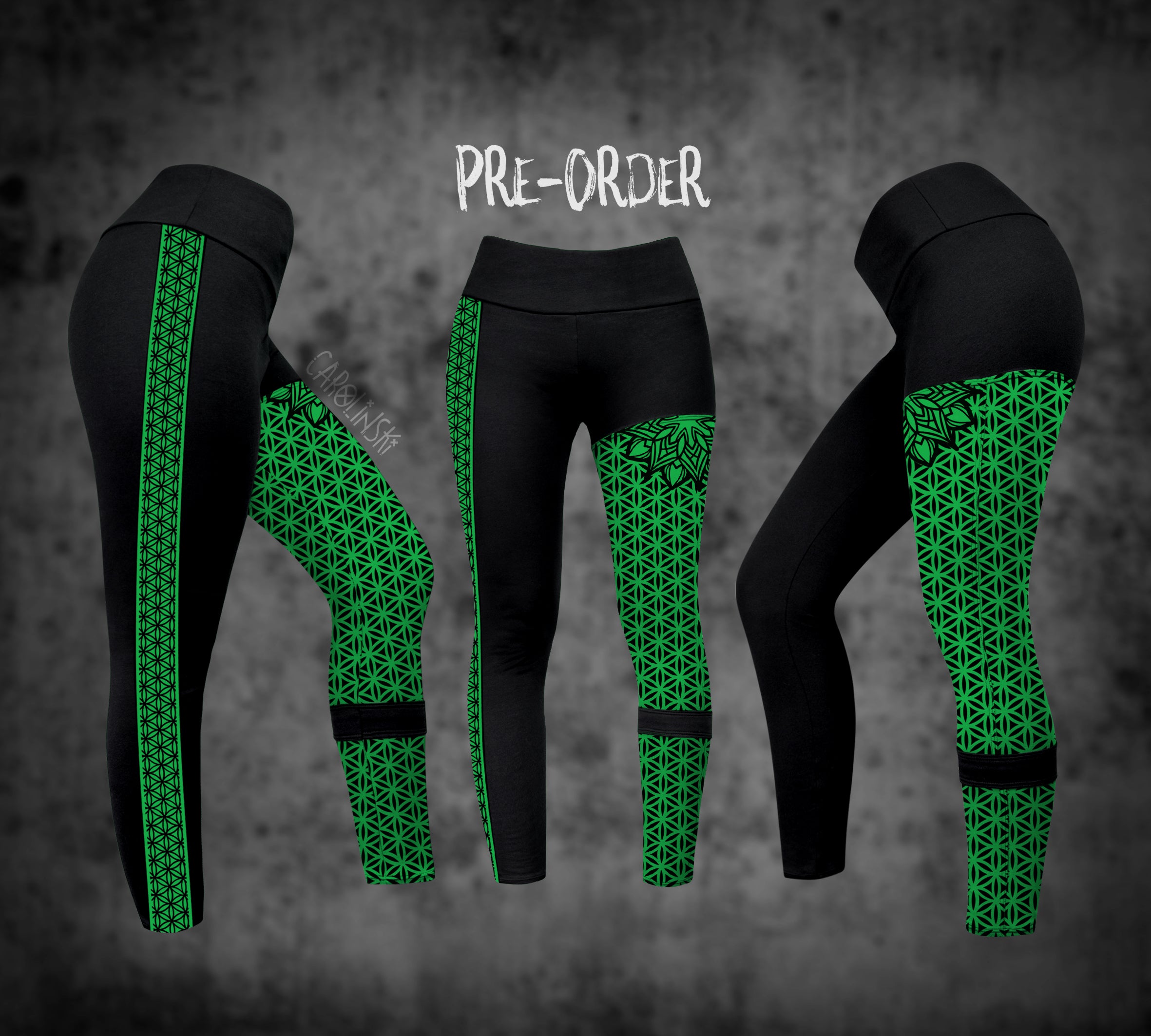 Split Leggings - Flower of Life