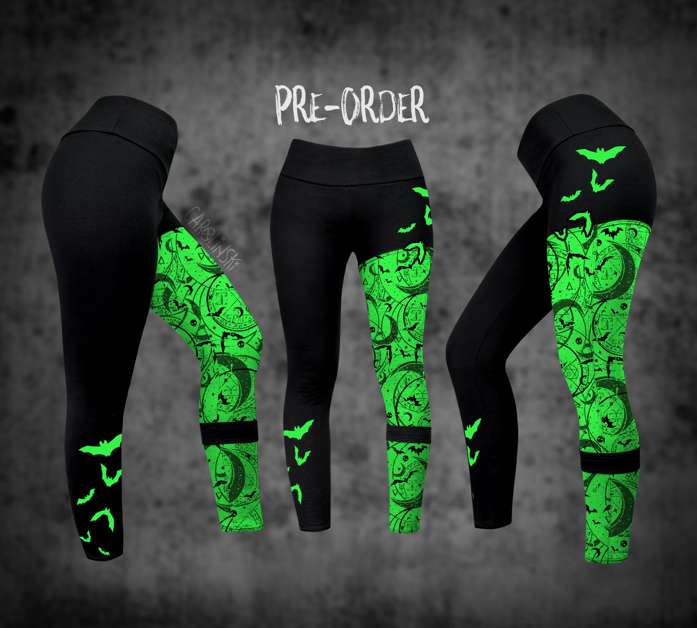 Split Leggings - Witchy