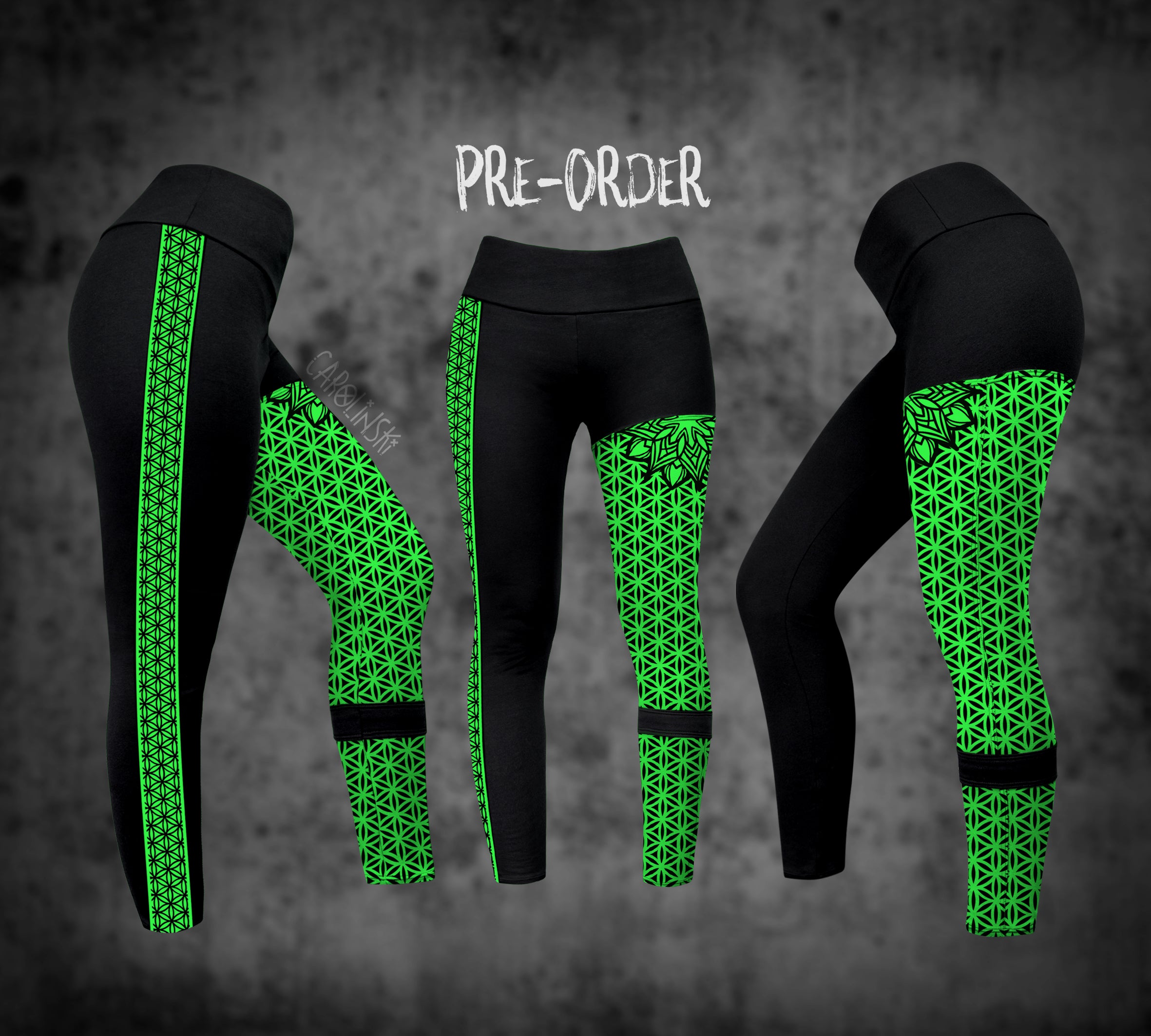 Split Leggings - Flower of Life
