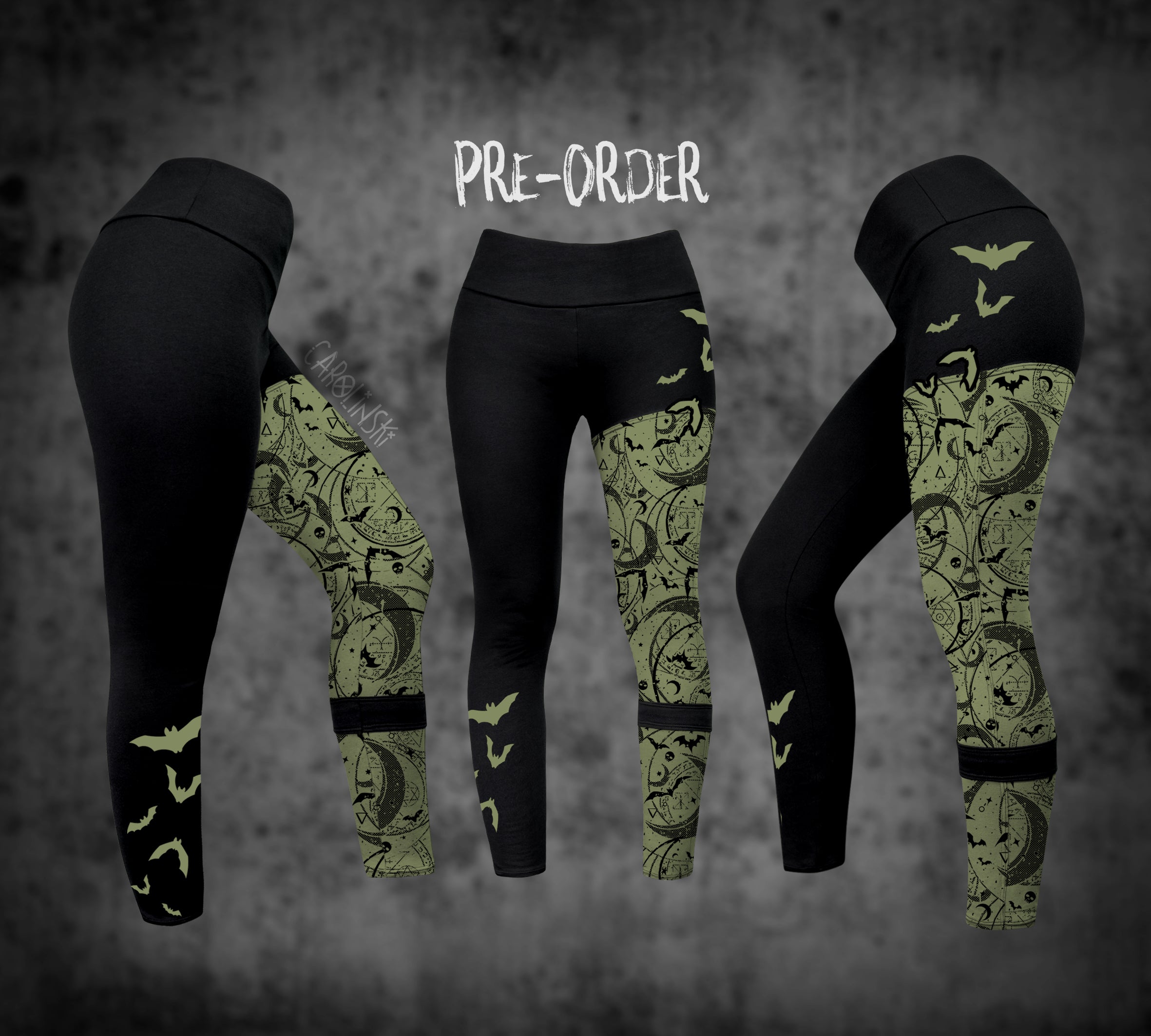 Split Leggings - Witchy