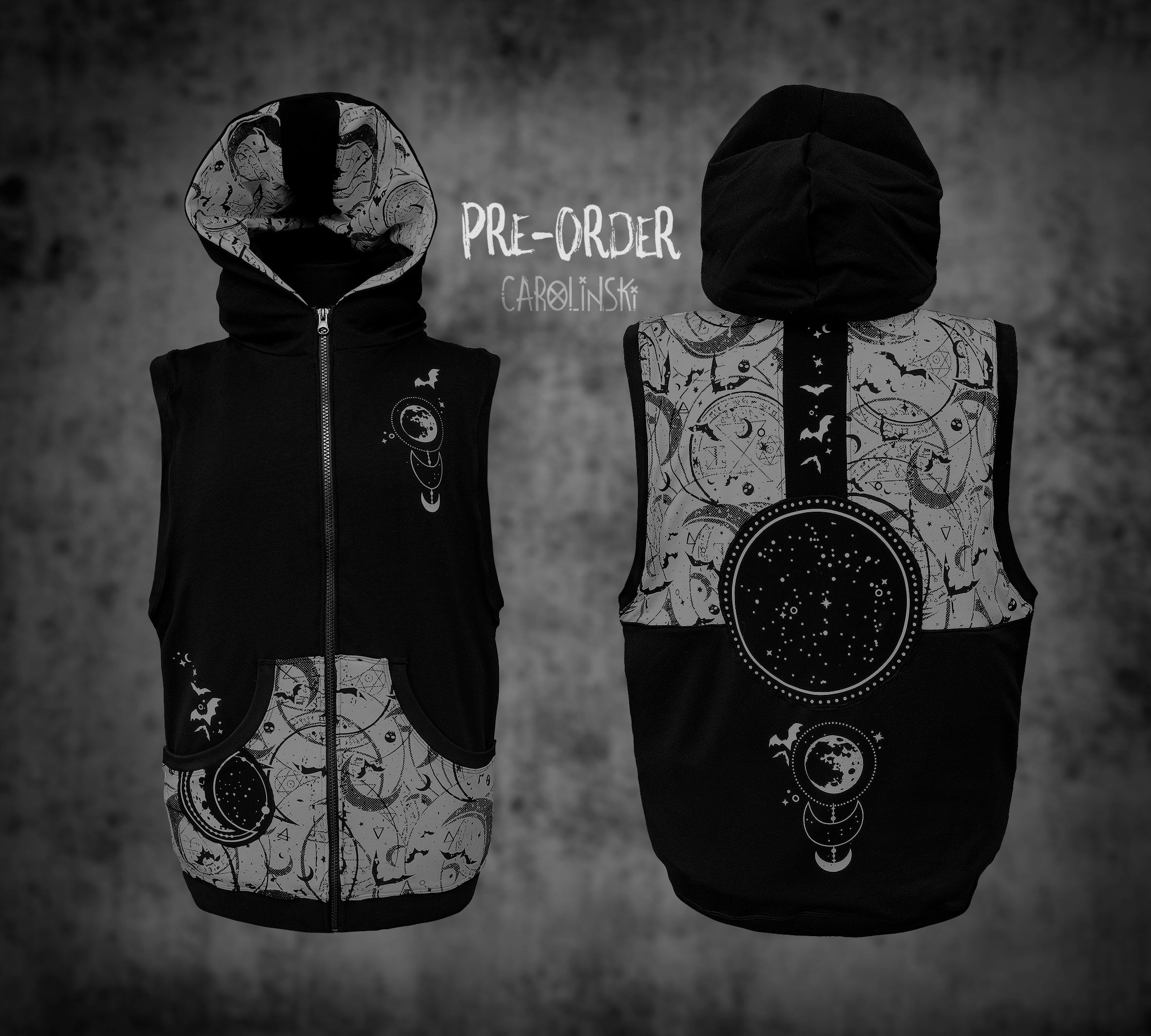 Sleeveless Zip - Witchy