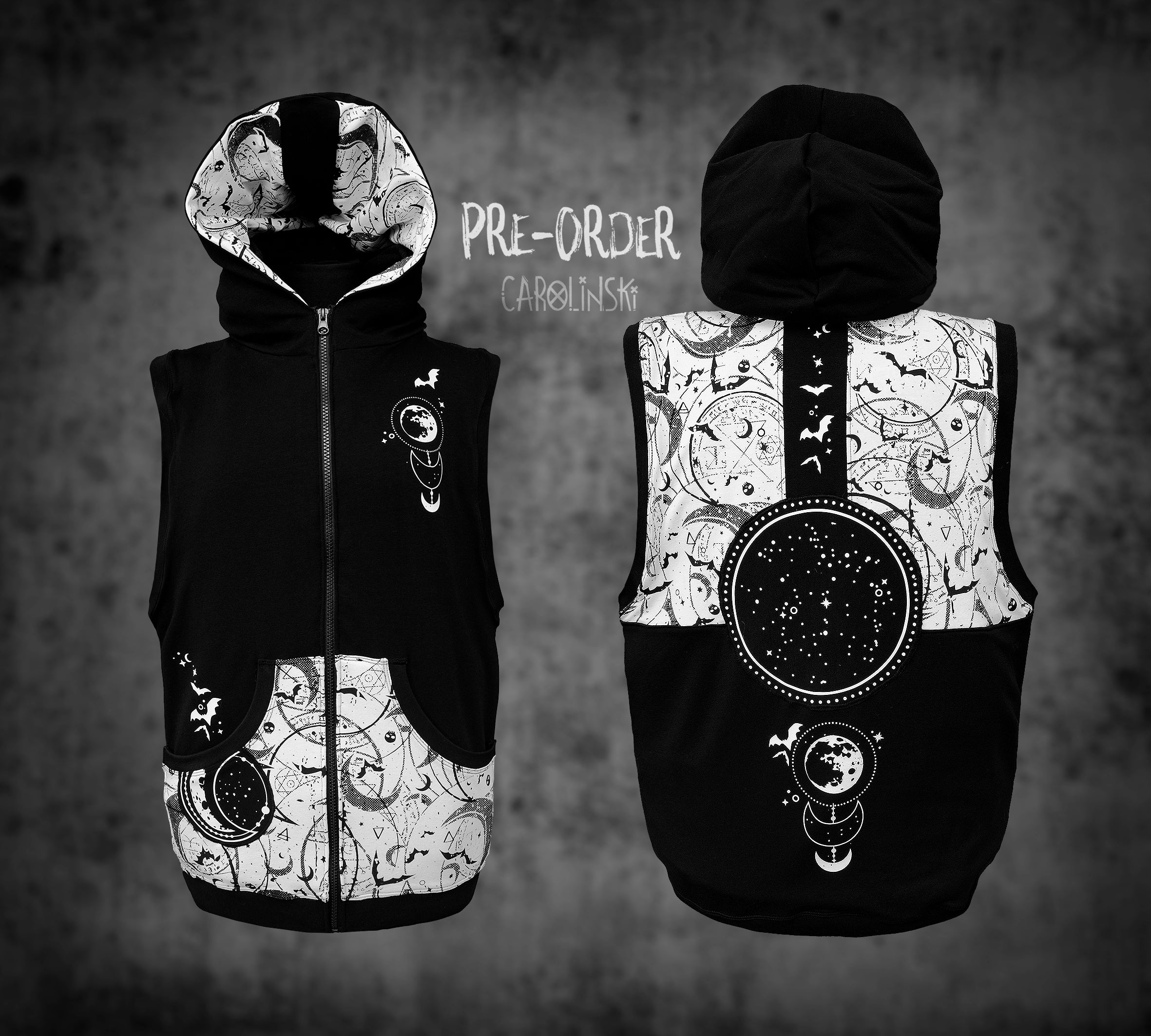 Sleeveless Zip - Witchy