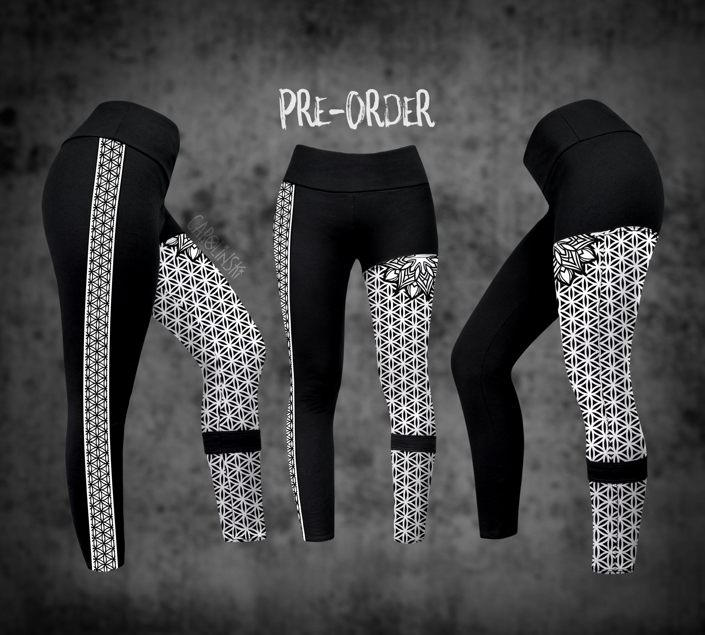 Split Leggings - Flower of Life