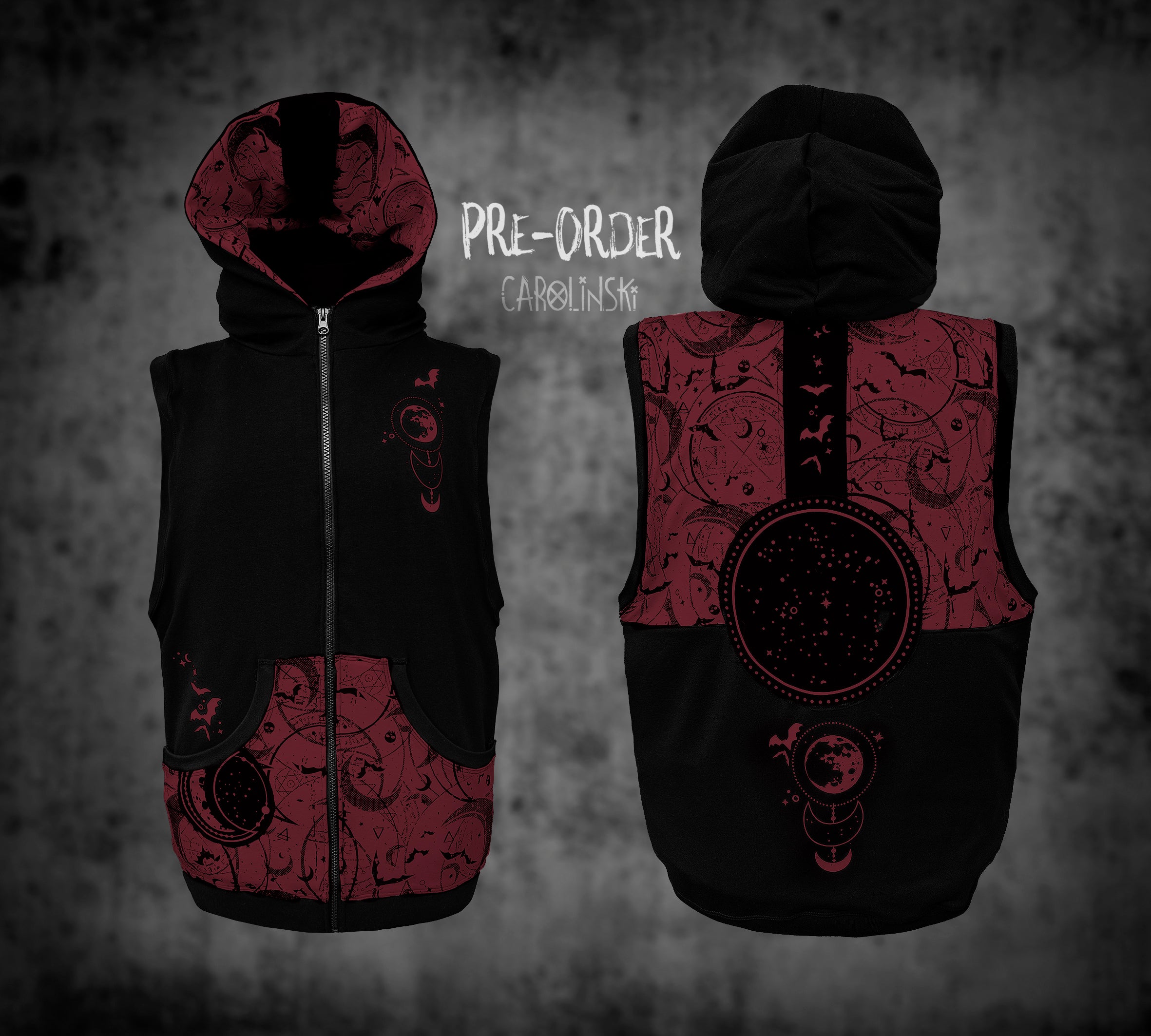 Sleeveless Zip - Witchy