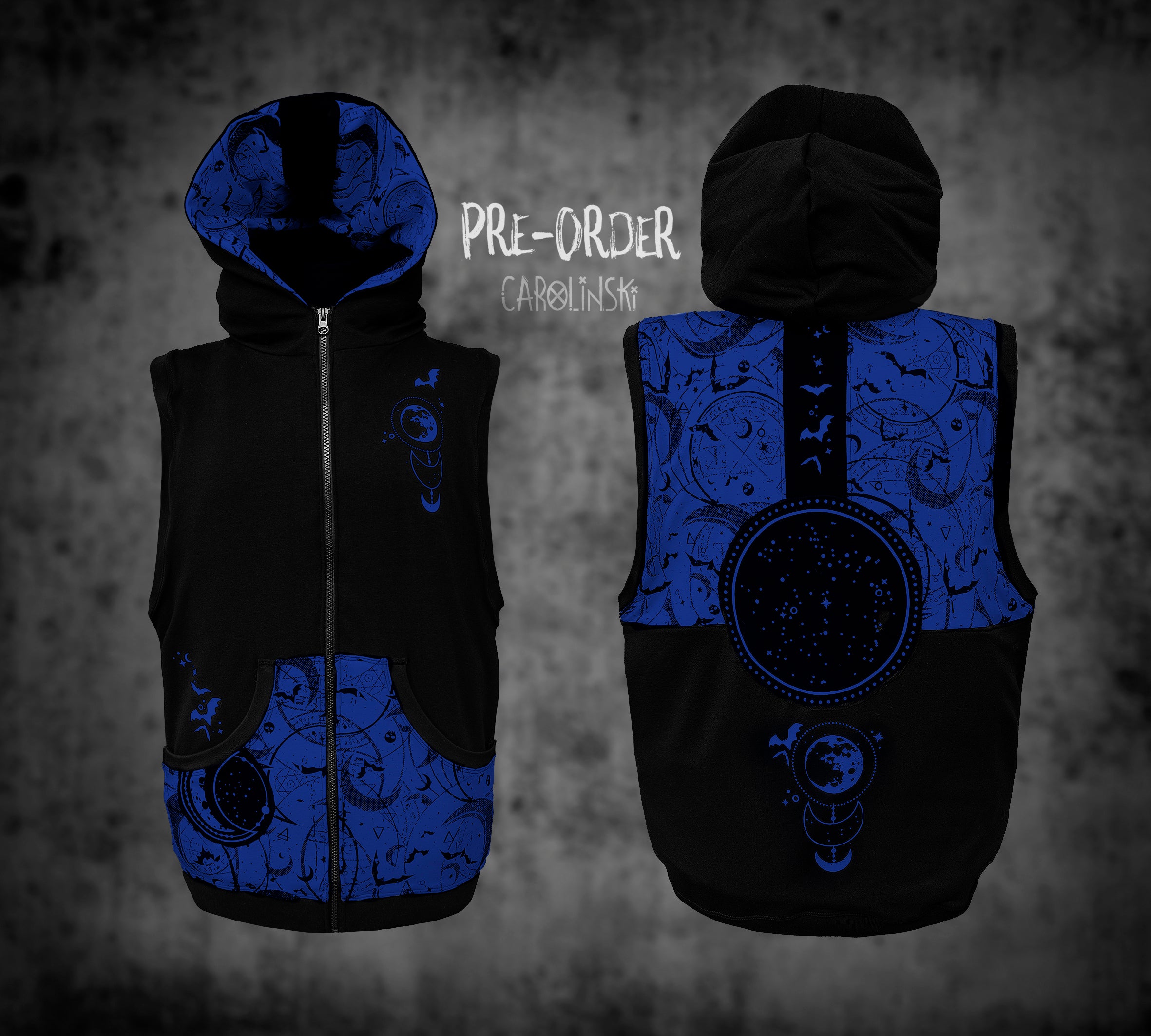 Sleeveless Zip - Witchy