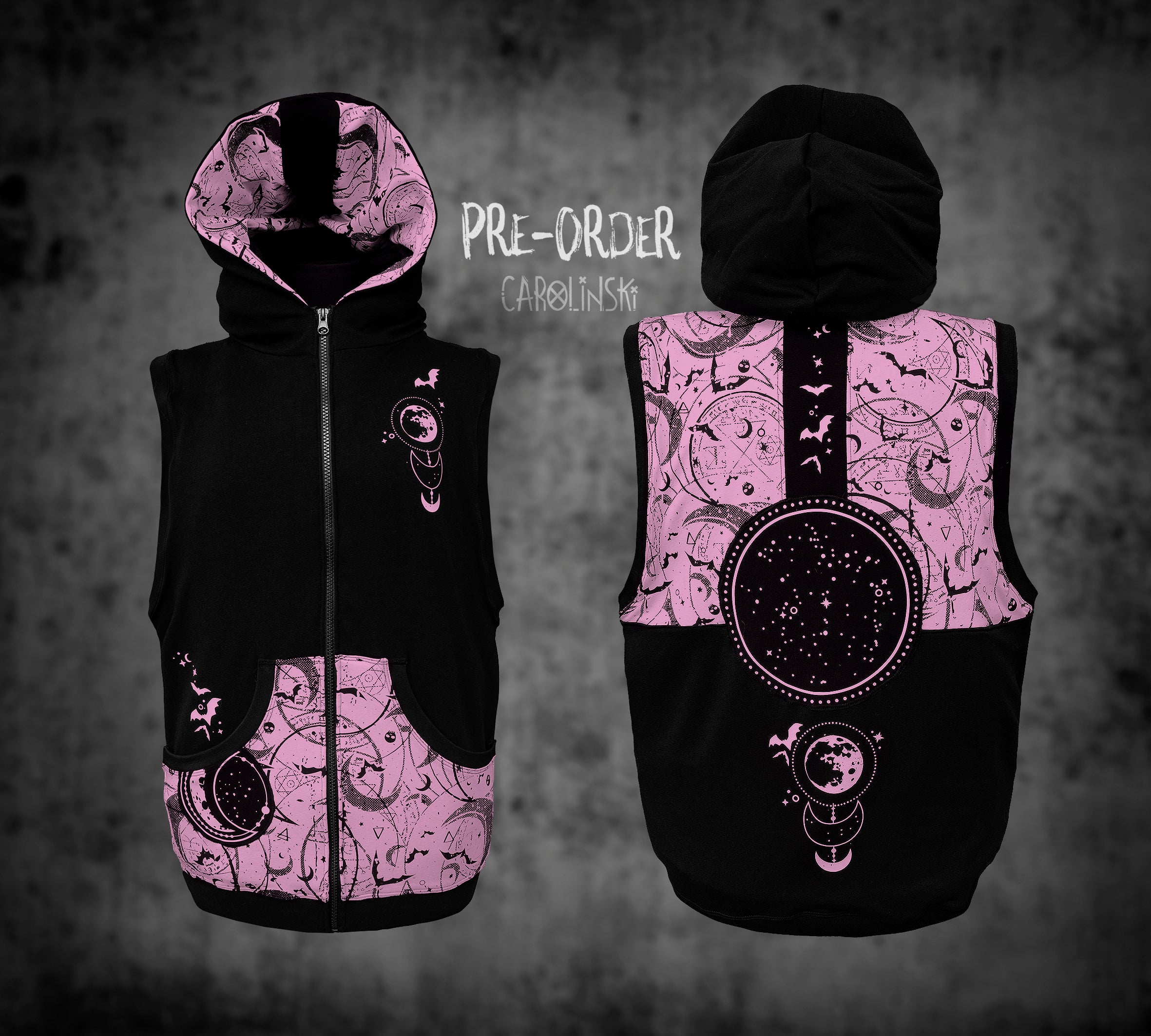 Sleeveless Zip - Witchy