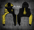 Crop Hoodie - Circuitboard