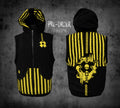 Sleeveless Zip - Stripes