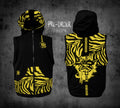 Sleeveless Zip - Zebra