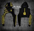 Crop Hoodie - Stripes