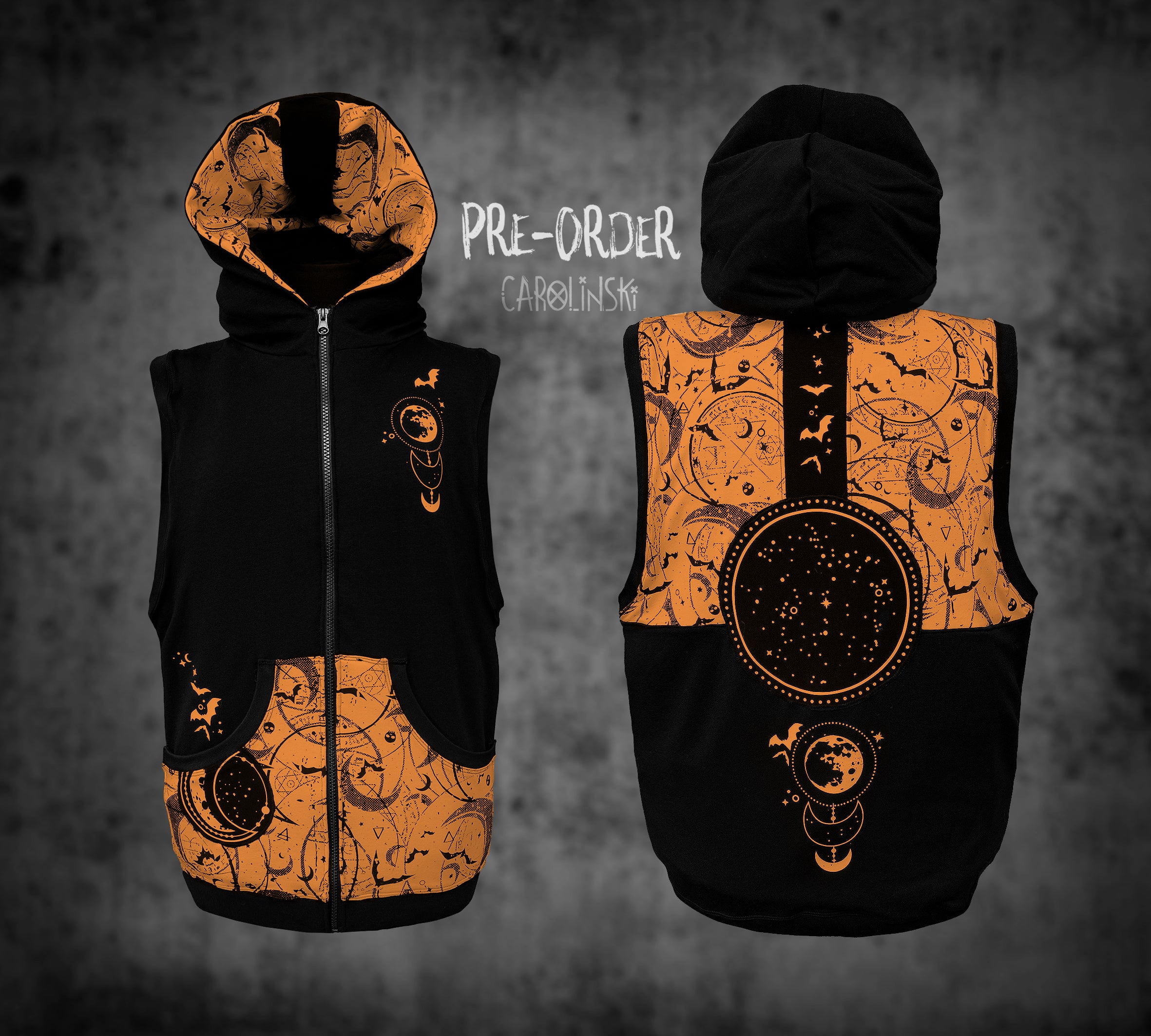 Sleeveless Zip - Witchy