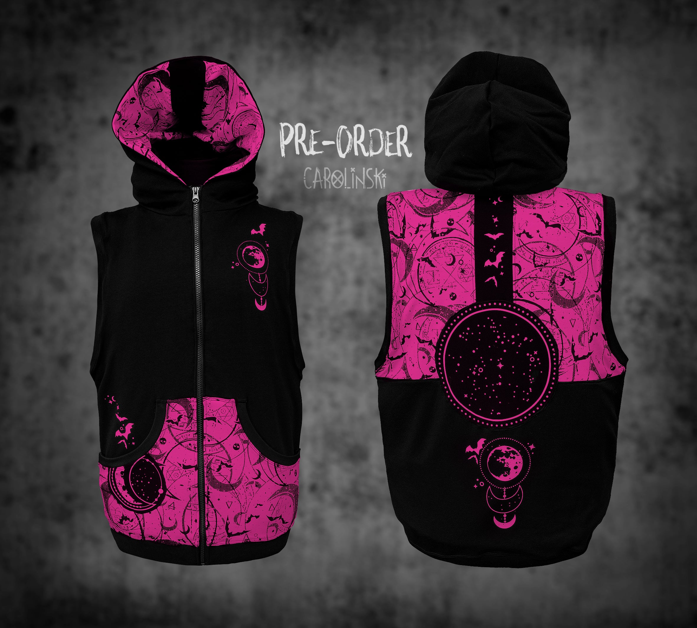 Sleeveless Zip - Witchy